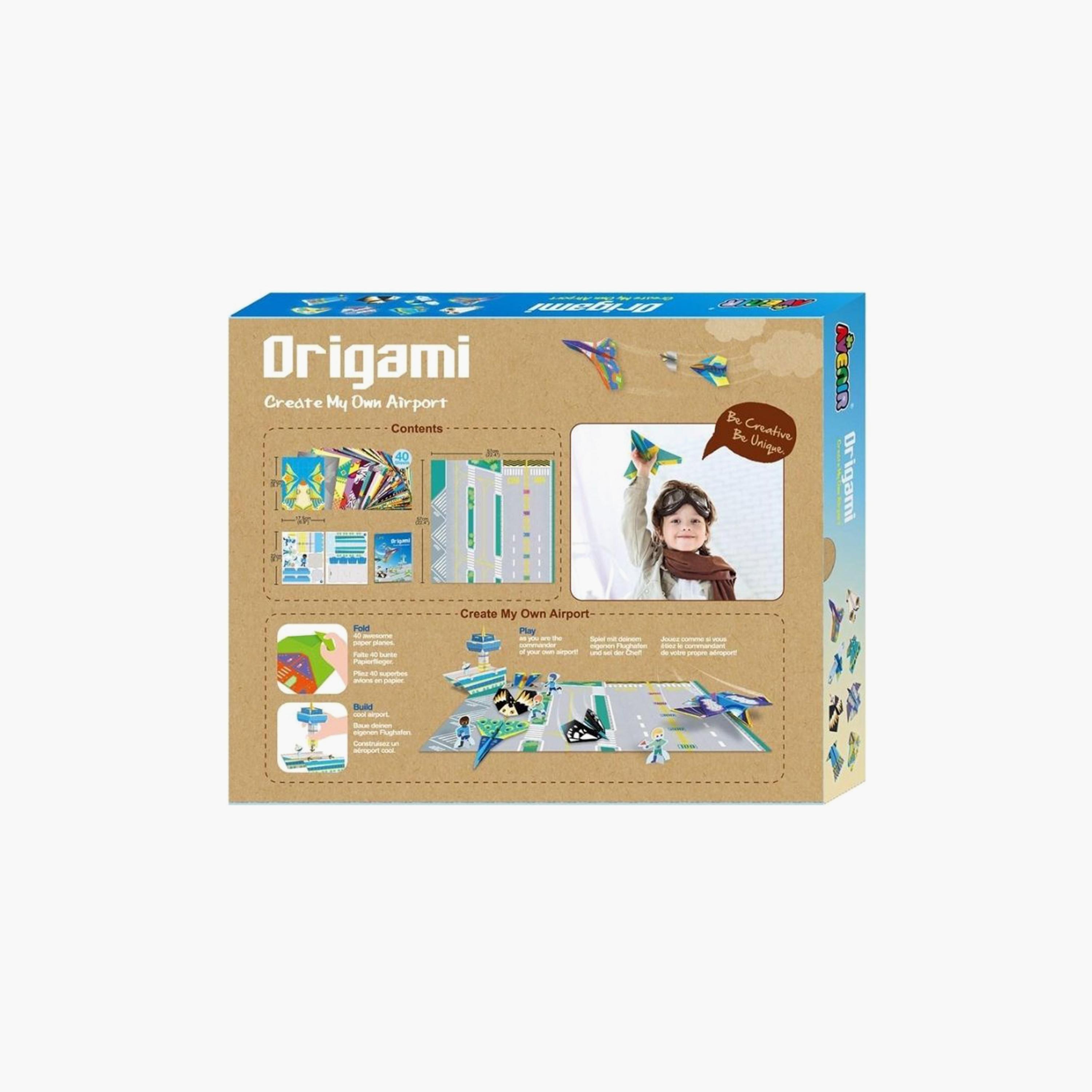 Avenir Origami Paper Craft Kit, Create My Own Airport-school-artsandcrafts-image-2