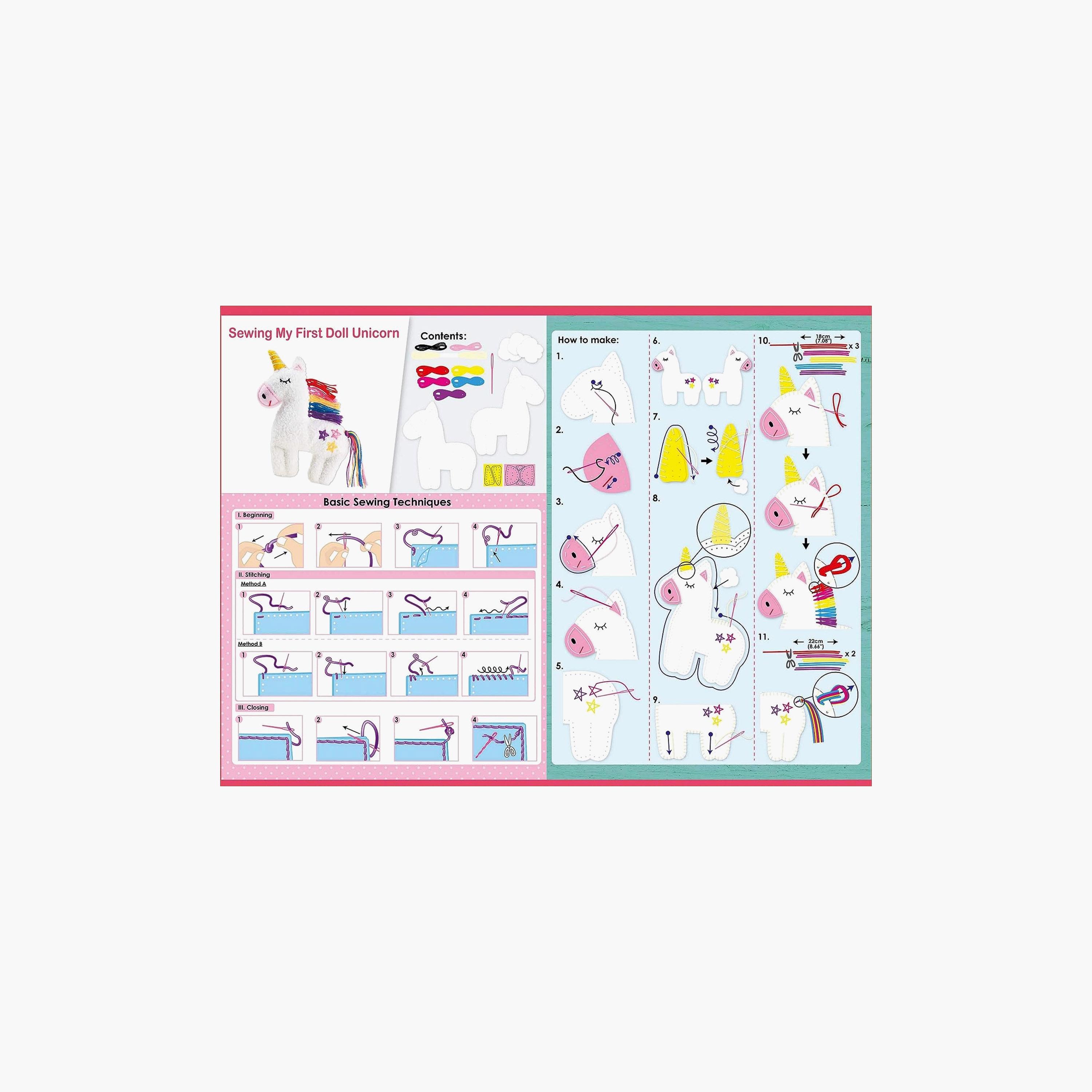 مجموعة خياطة دميتي الأولي يونيكورن من أفينير-school-artsandcrafts-image-4