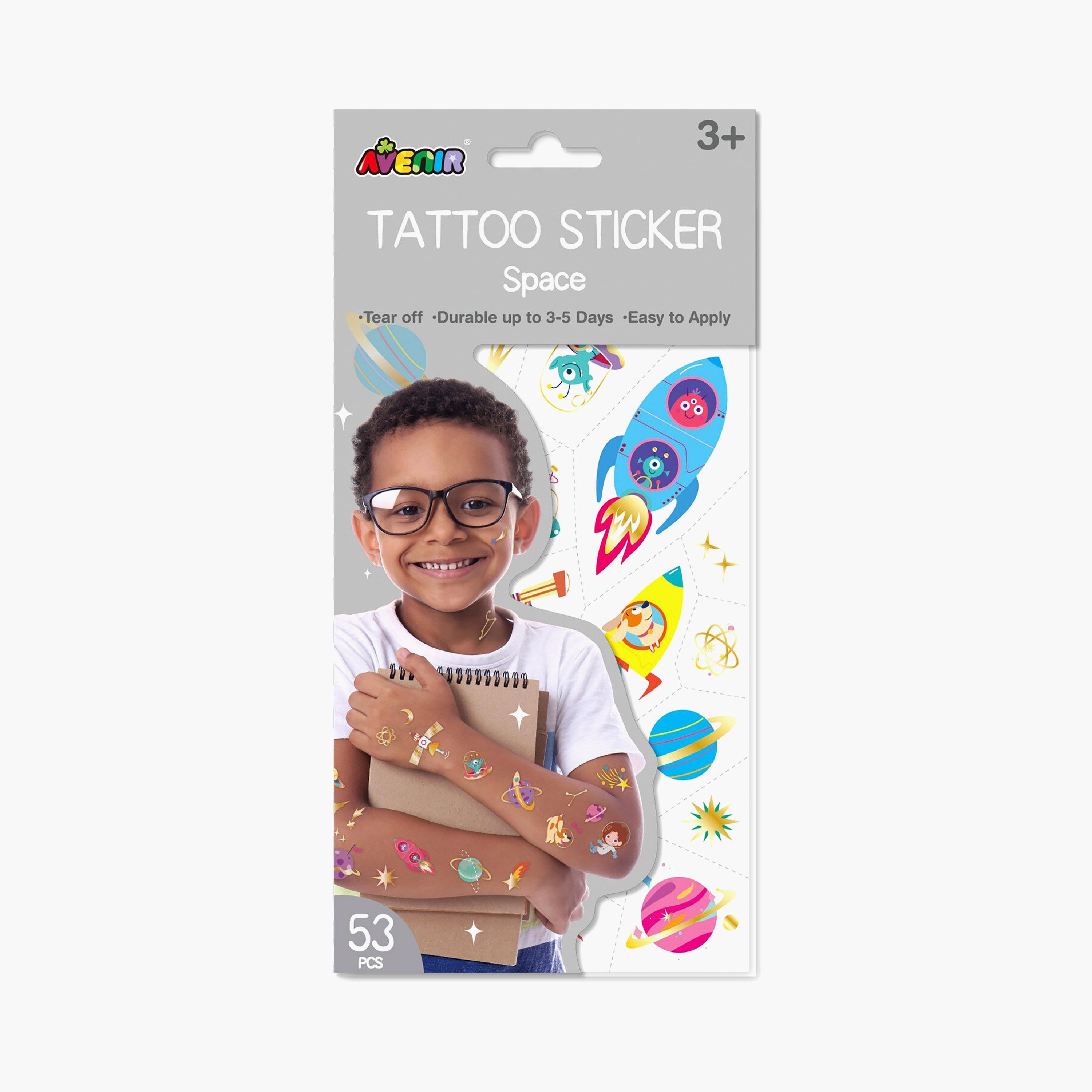 Avenir 53-Piece Space Tattoos Stickers Kit-school-artsandcrafts-image-1