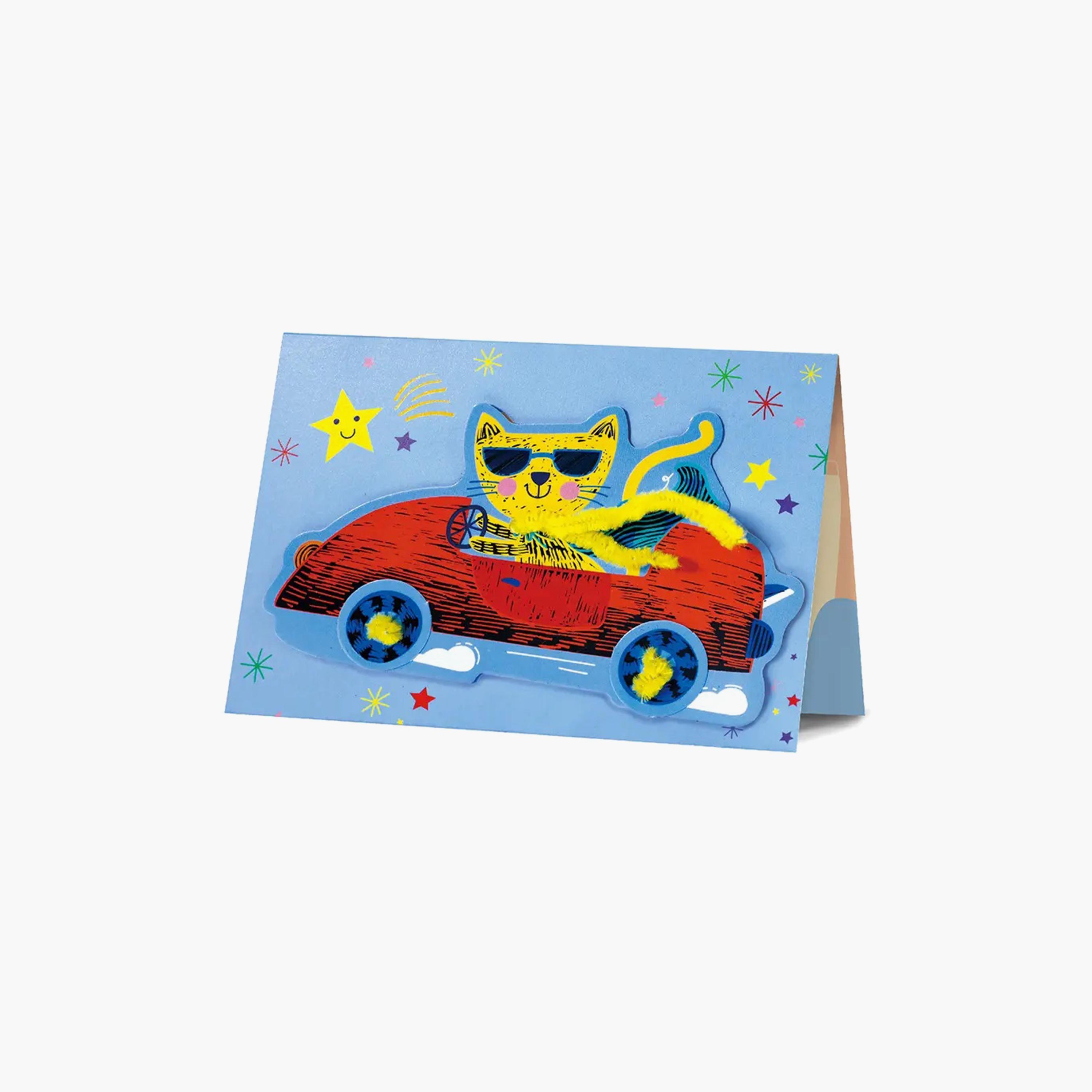 Avenir Cars Scratch Craft Kit-school-artsandcrafts-image-1