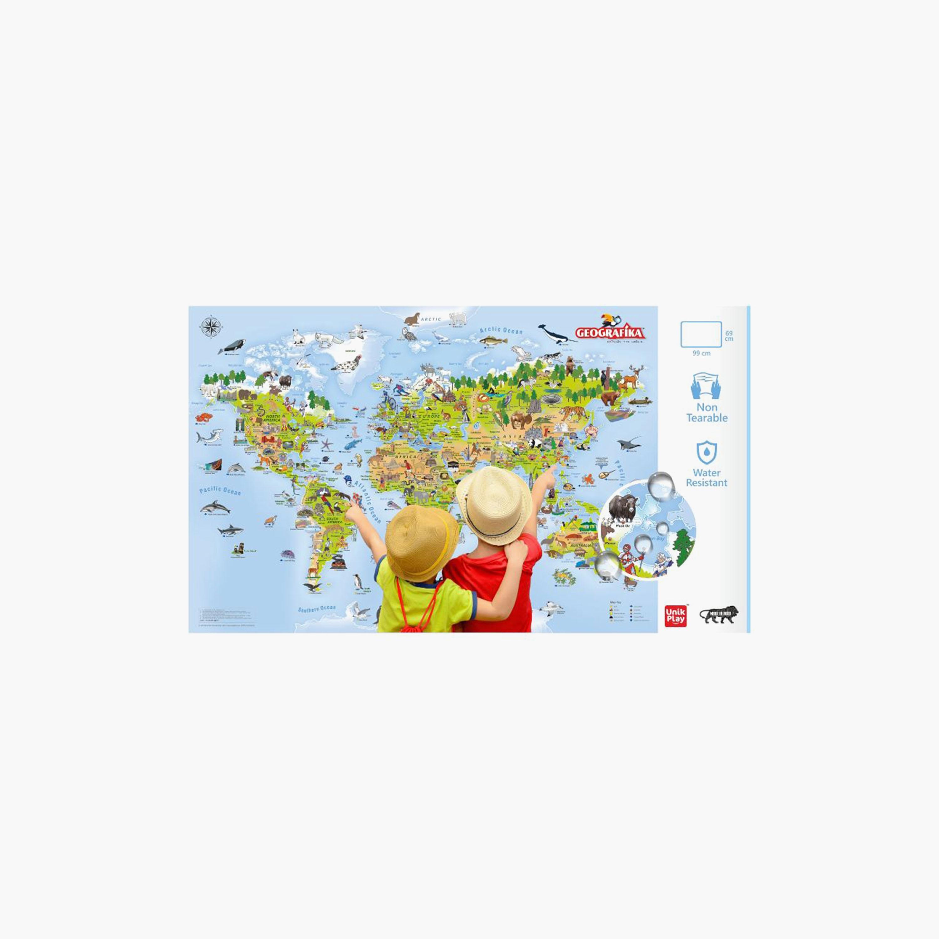 Unikplay Geografika World Map Educational Board Game-toys-indoortoys-boardgames-image-4