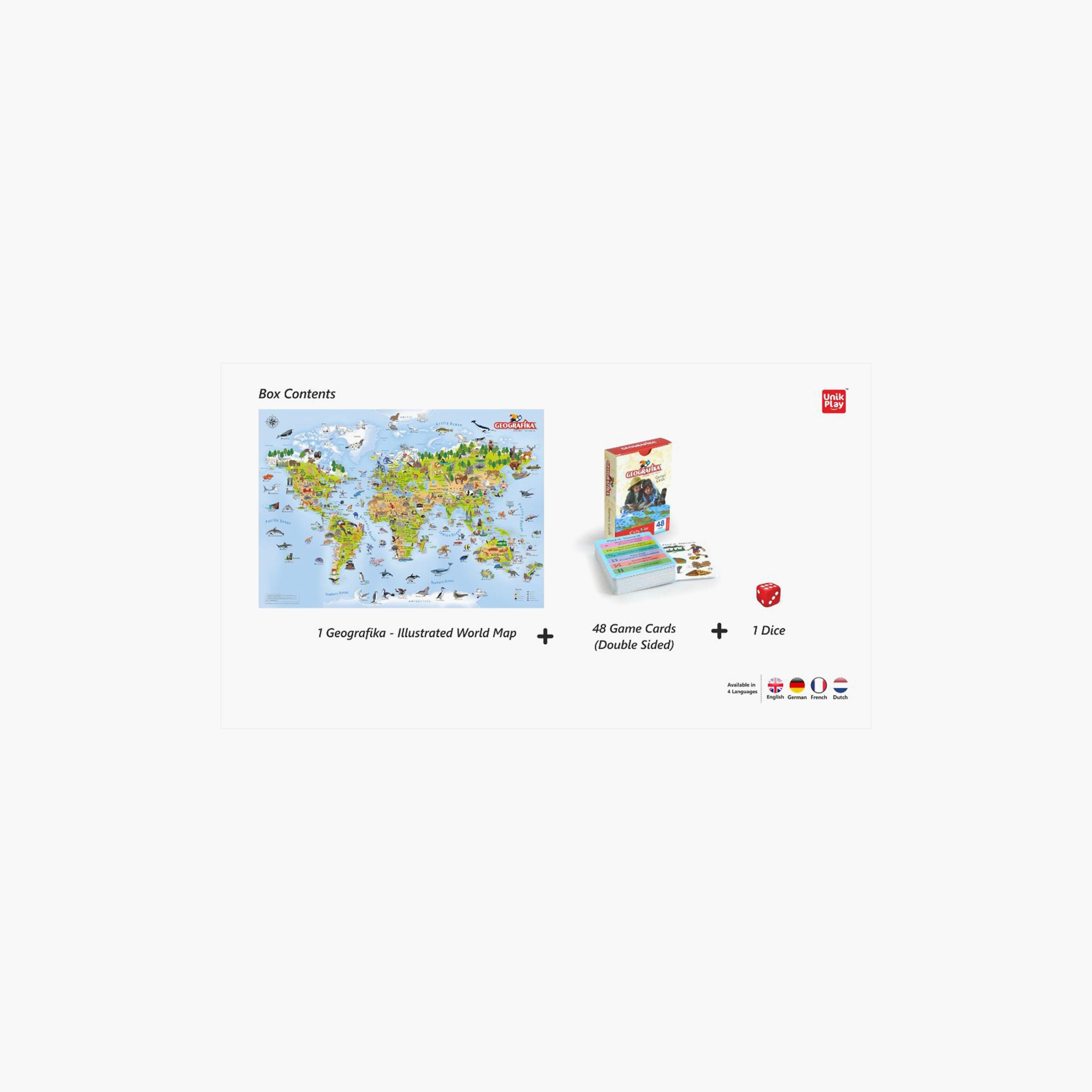 Unikplay Geografika World Map Educational Board Game-toys-indoortoys-boardgames-image-5