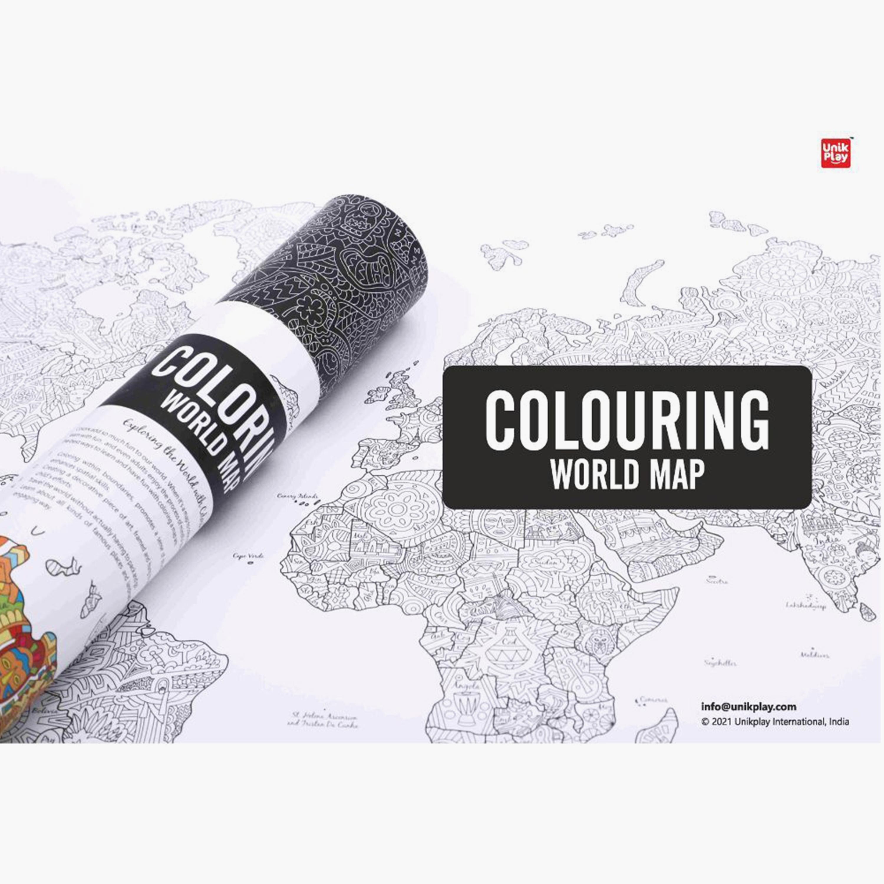 Unikplay Colouring World Map Geography-school-artsandcrafts-image-1
