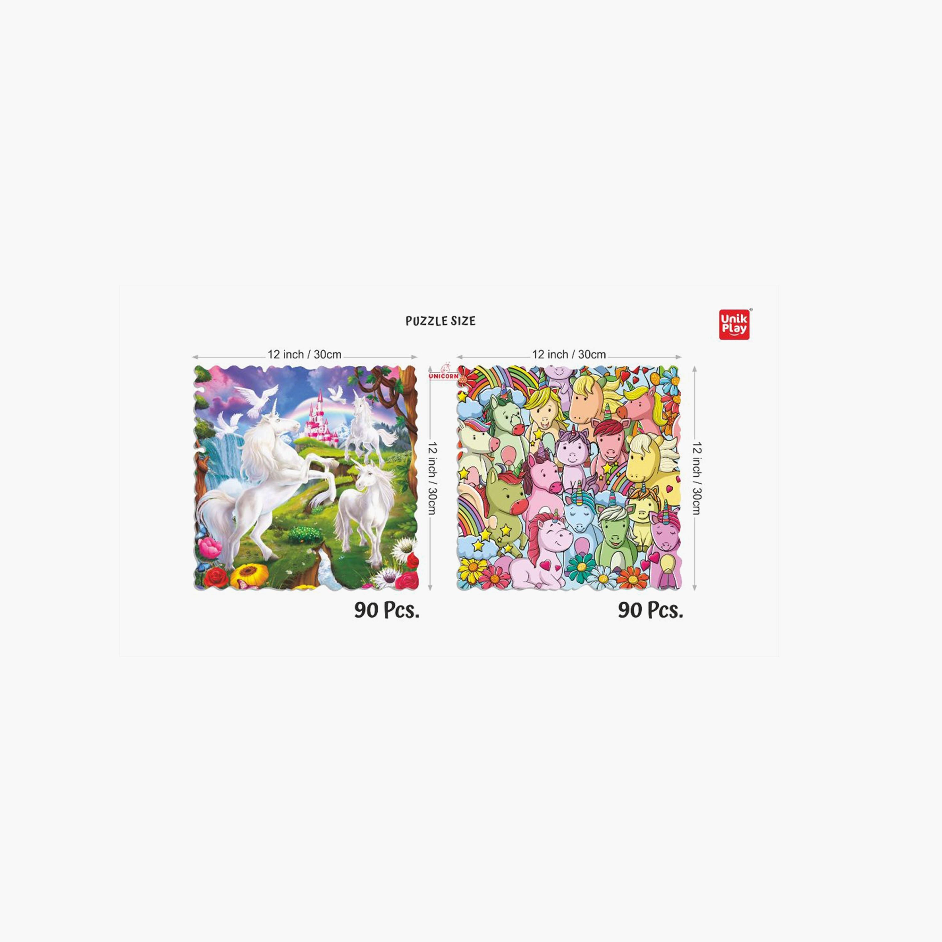 Unikplay Go Crazy Jigsaw Puzzle with 2 Sorting Trays, Unicorn-toys-indoortoys-puzzles-image-3