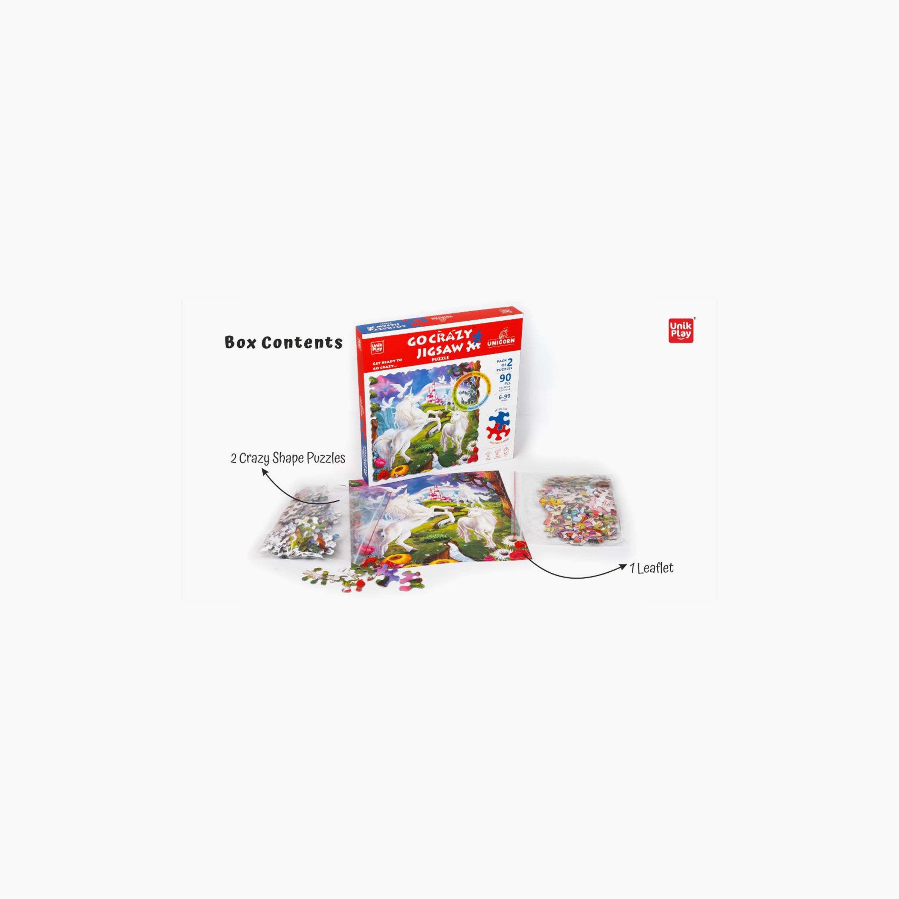 Unikplay Go Crazy Jigsaw Puzzle with 2 Sorting Trays, Unicorn-toys-indoortoys-puzzles-image-5
