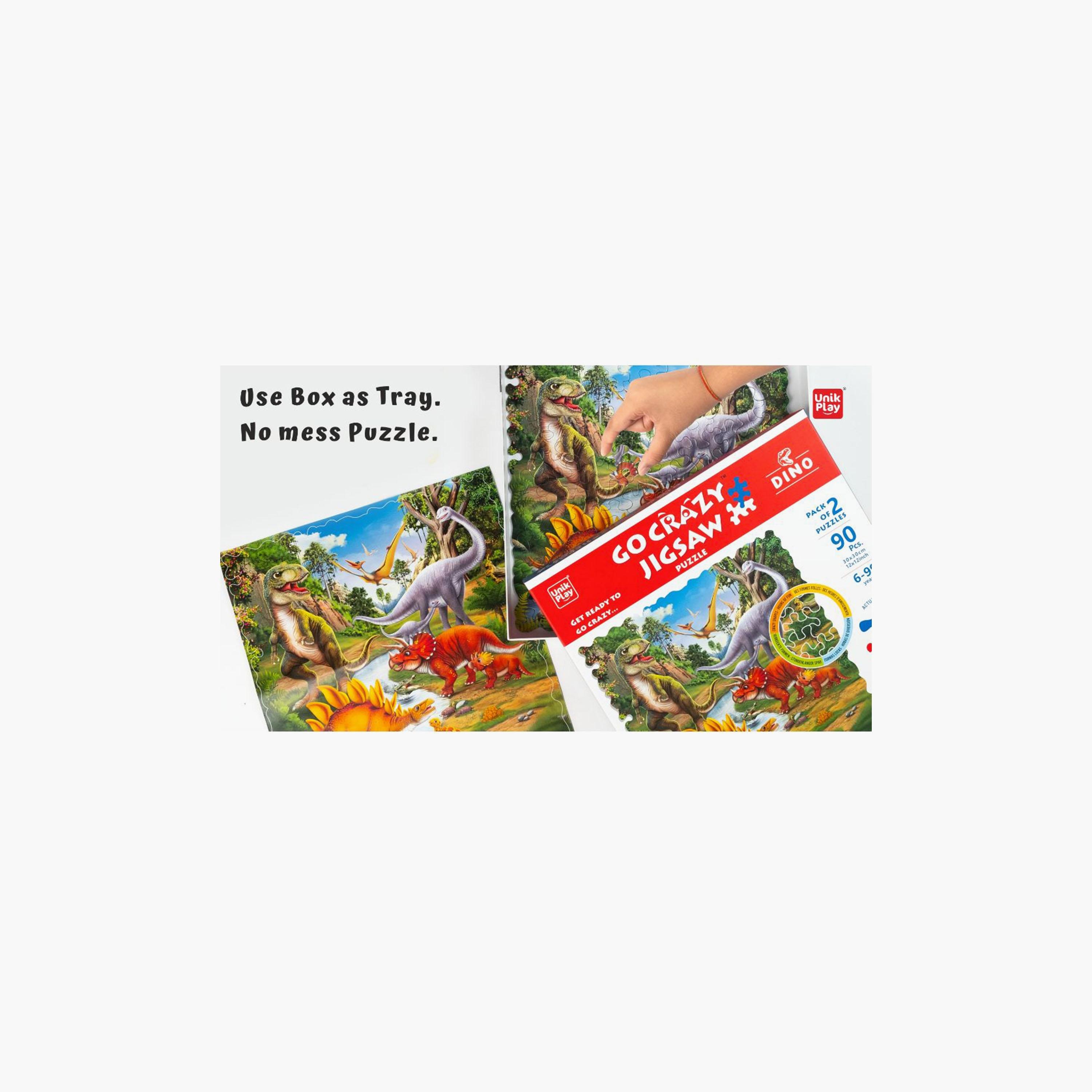 لغز الصور المتقطعة جو كريزي مع 2 صينية فرز من يونيكبلاي، دينو-toys-indoortoys-puzzles-image-4