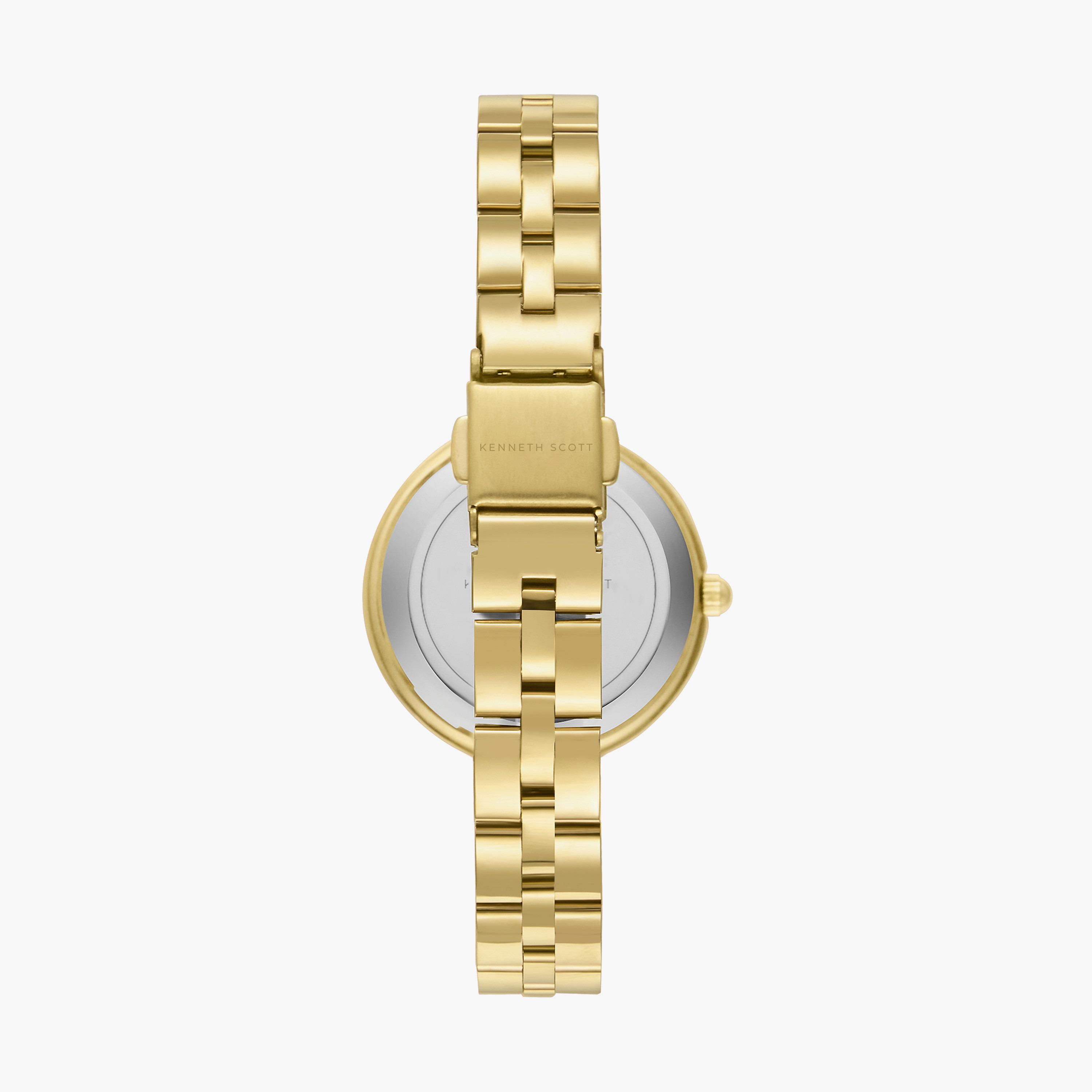 BP3183C.330- راقب حزام معدن تناظرية بني للنساء بيفرلي هيلز بولو كلوب-women-watchesandjewellery-watches-image-3