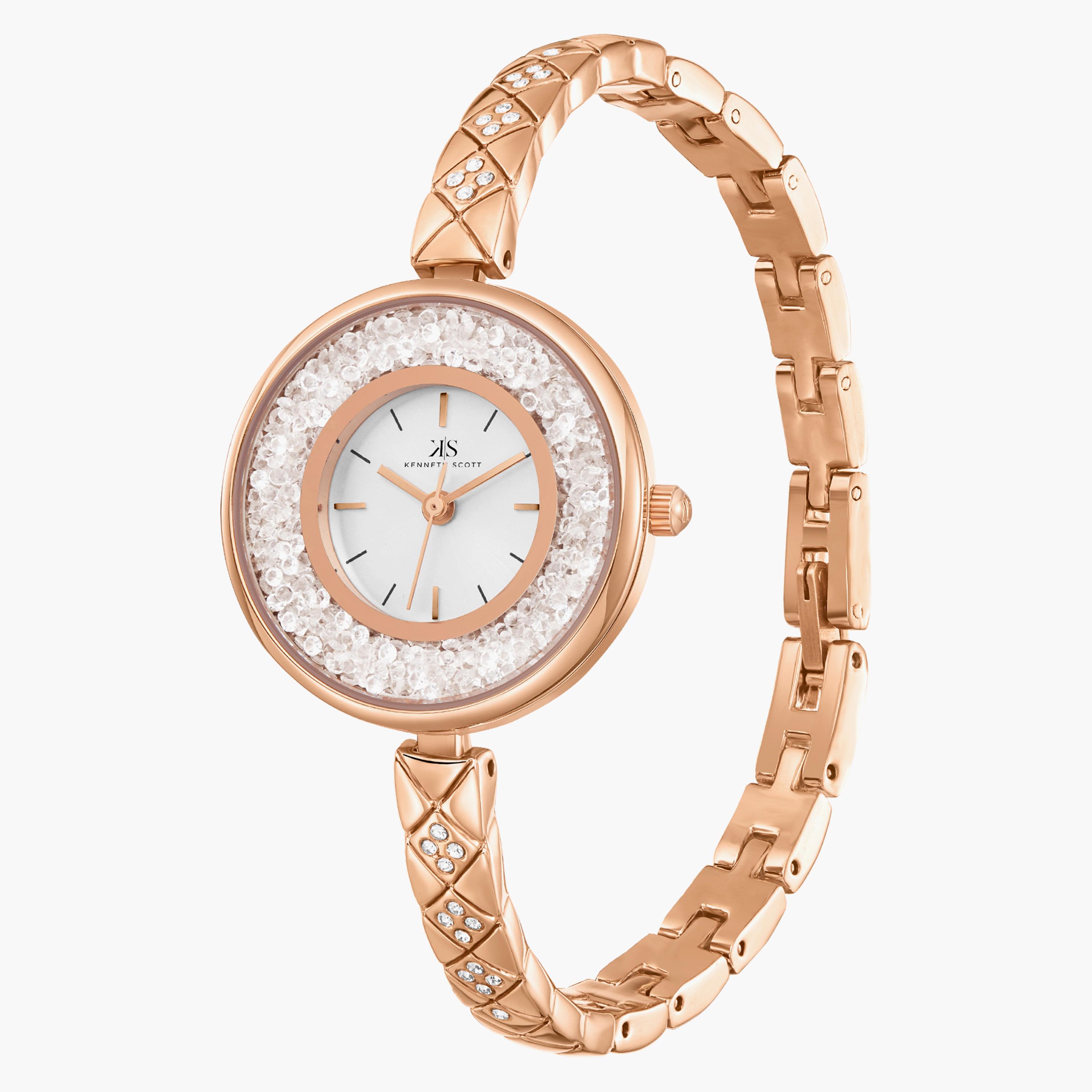  JXL05M22I - ساعة انالوج من اوماكس للنساء بمينا اسود مع سوار اسود -women-watchesandjewellery-watches-image-2