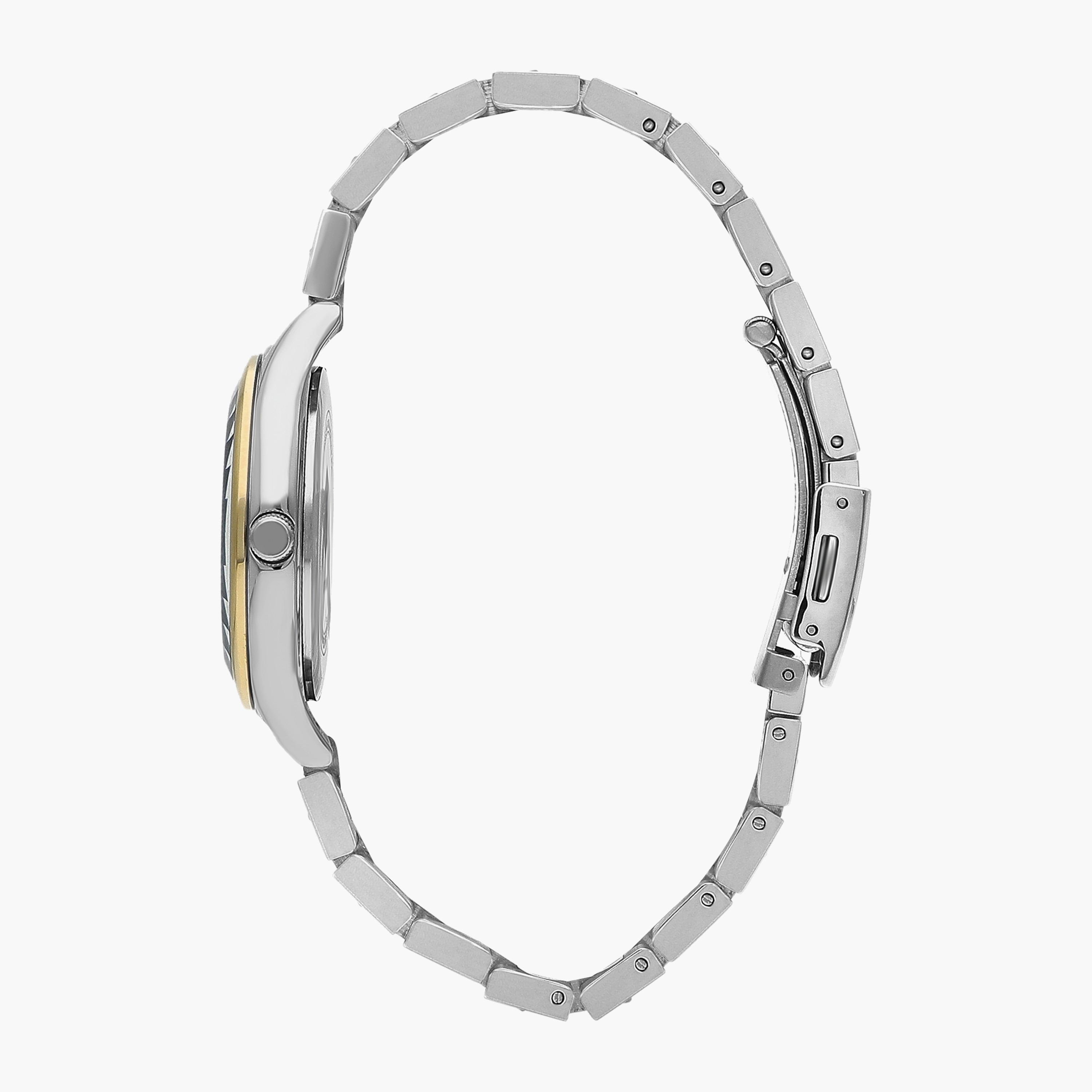 ساعة انالوج بسوار ستانلس ستيل بلون فضي وذهبي للنساء من لي كوبر | LC07113.260-women-watchesandjewellery-watches-image-2