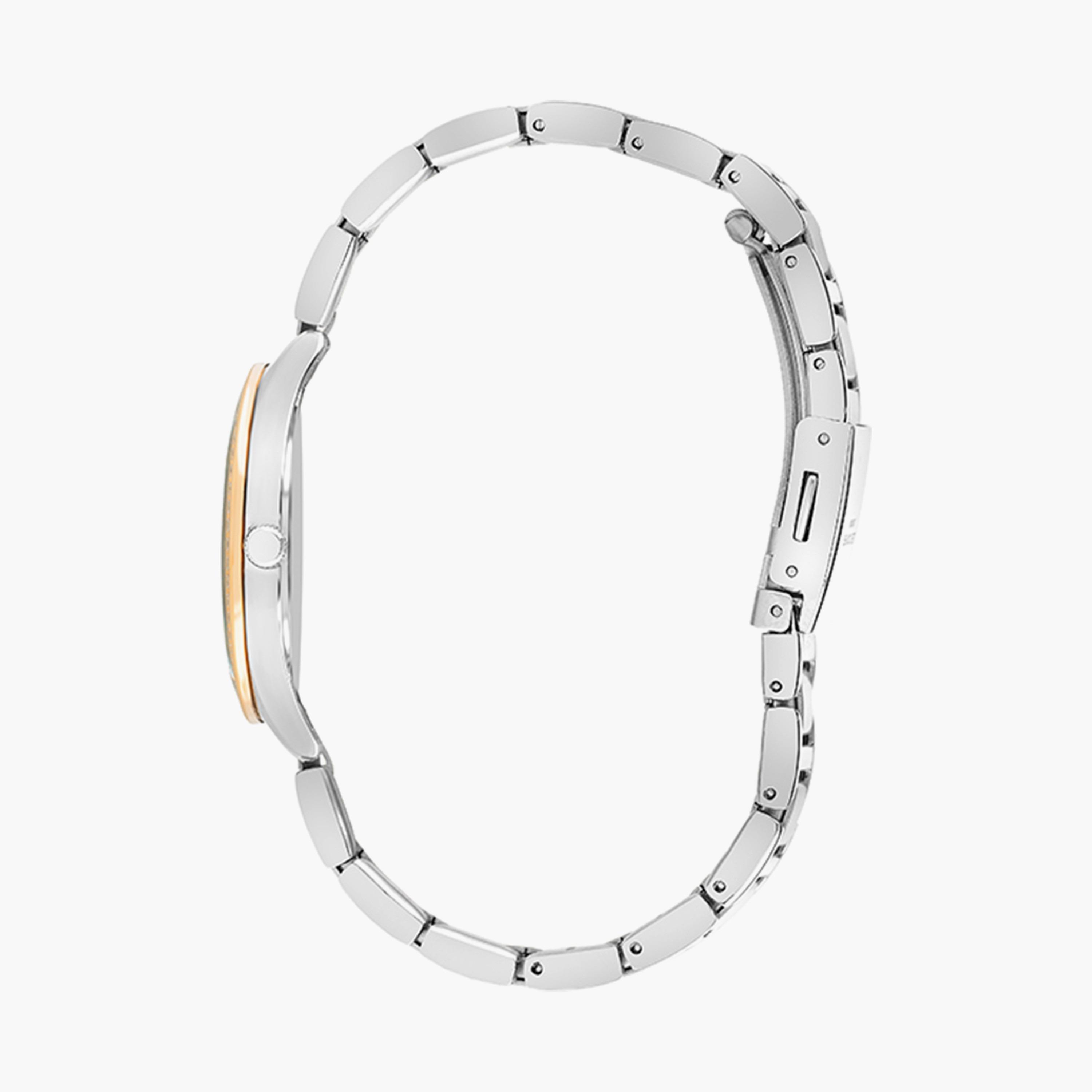 ساعة انالوج بسوار ستانلس ستيل بلون فضي وذهبي للنساء من لي كوبر | LC07435.230-women-watchesandjewellery-watches-image-2