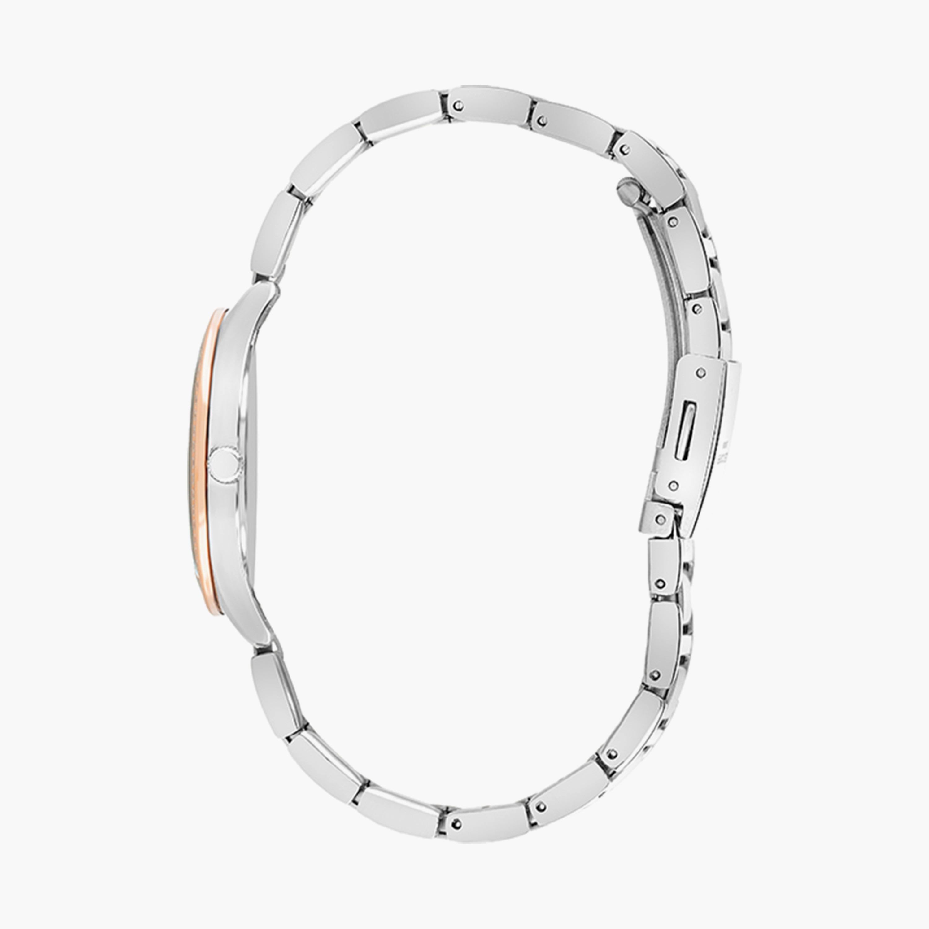 ساعة انالوج بسوار ستانلس ستيل بلون فضي و وردي للنساء من لي كوبر | LC07435.530-women-watchesandjewellery-watches-image-2