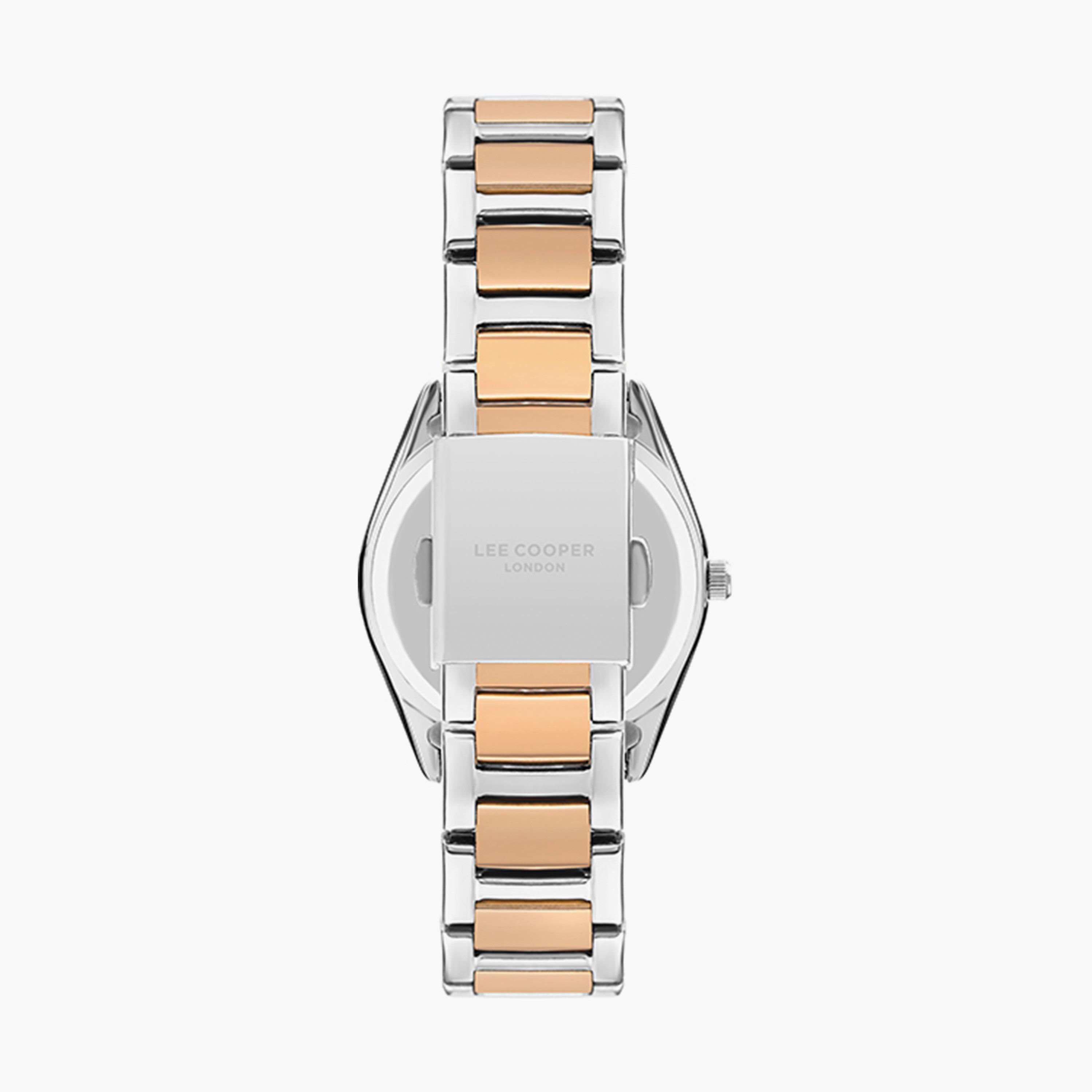 ساعة انالوج بسوار ستانلس ستيل بلون فضي و وردي للنساء من لي كوبر | LC07435.530-women-watchesandjewellery-watches-image-3