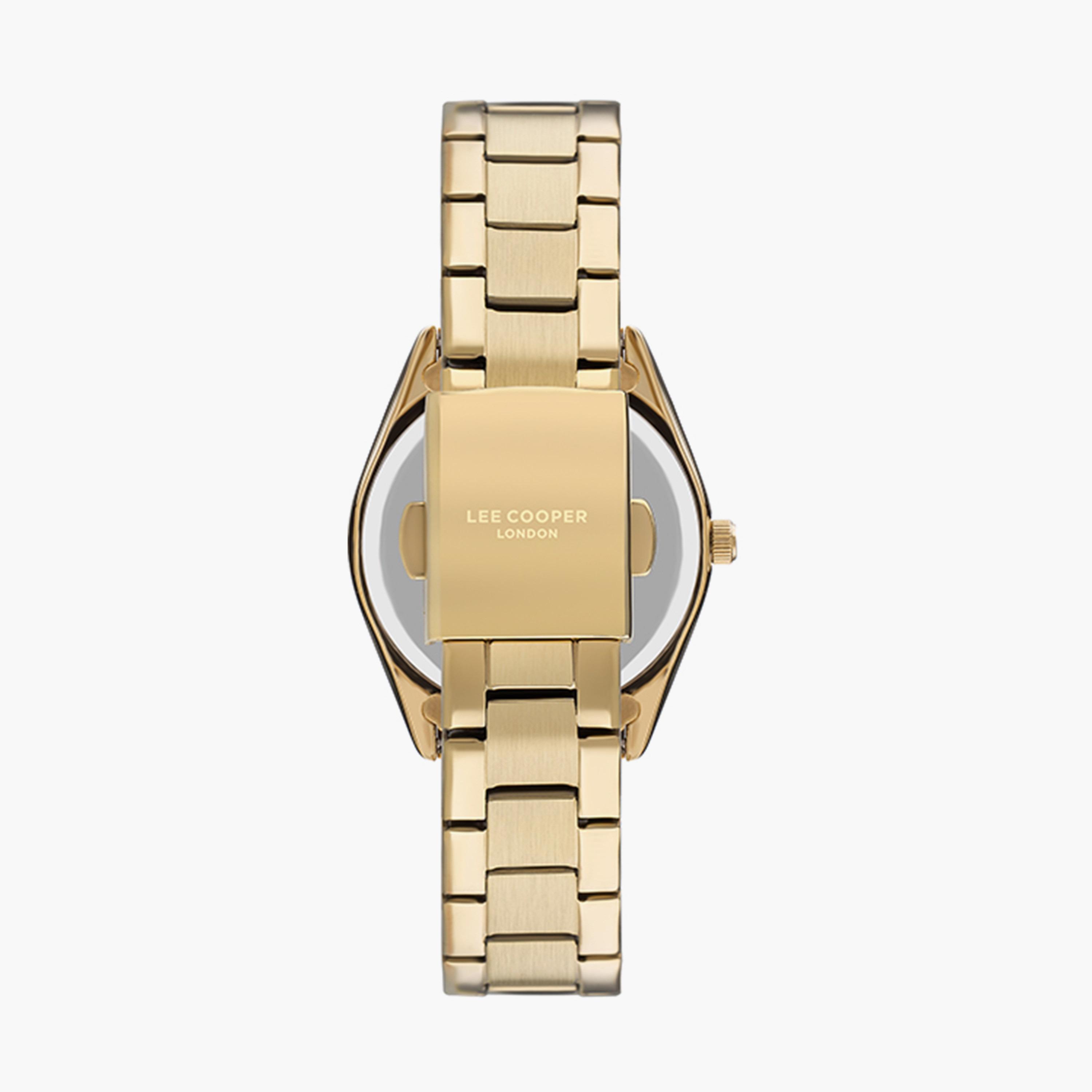 ساعة انالوج بسوار ستانلس ستيل بلون ذهبي من لي كوبر | LC07459.130-women-watchesandjewellery-watches-image-3