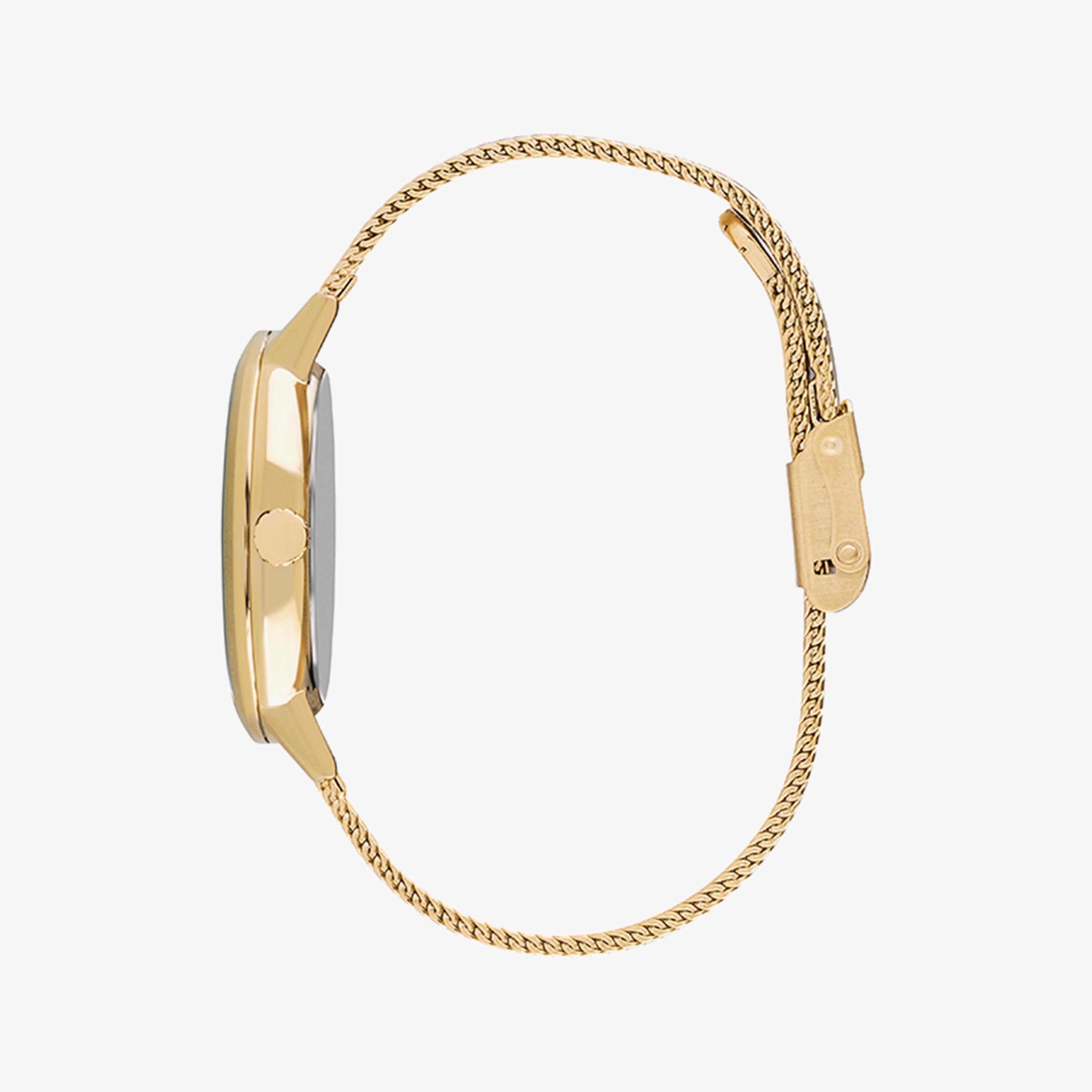 ساعة أنالوج بسوار شبكي بلون ذهبي للنساء من لي كوبر | LC07473.130-women-watchesandjewellery-watches-image-2