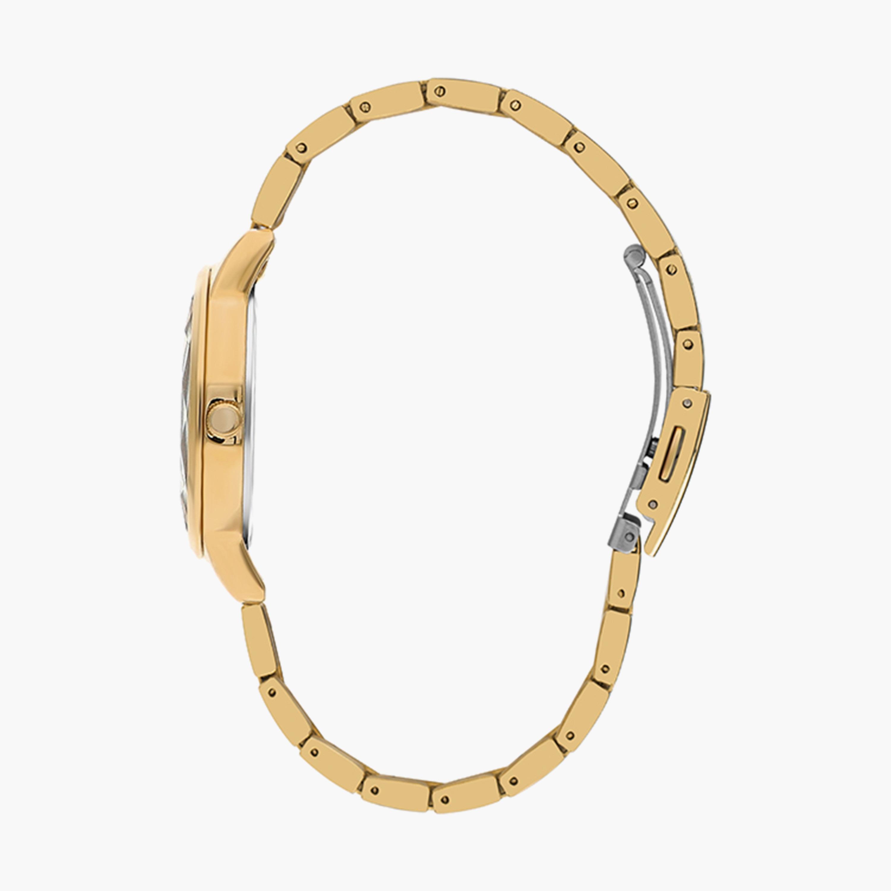 ساعة انالوج بسوار ستانلس ستيل بلون ذهبي للنساء من لي كوبر | LC07501.120-women-watchesandjewellery-watches-image-2