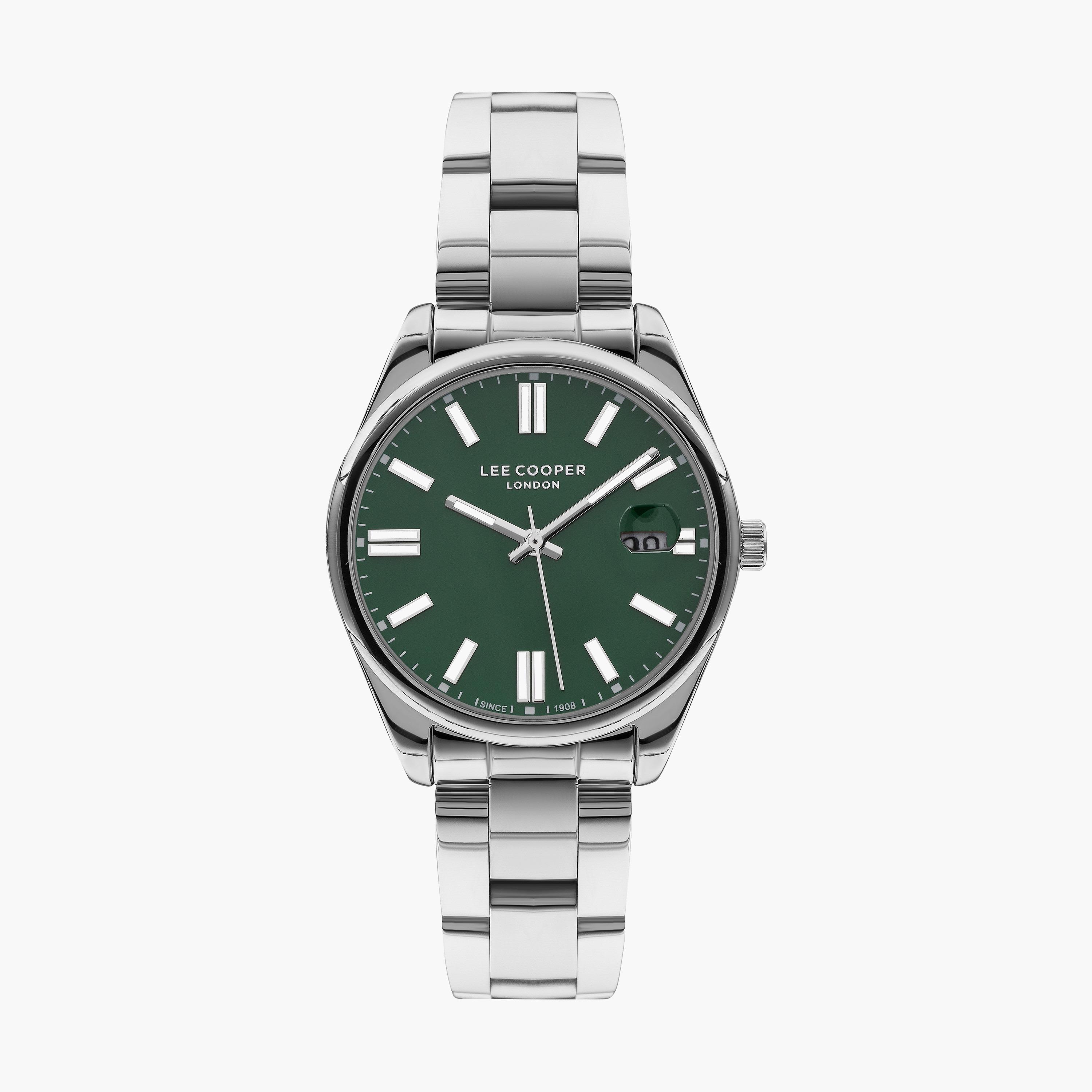 Lee Cooper Women's Silver Analog Stainless Steel Strap Watch | LC07566.370 | 36 MM-women-watchesandjewellery-watches-image-1