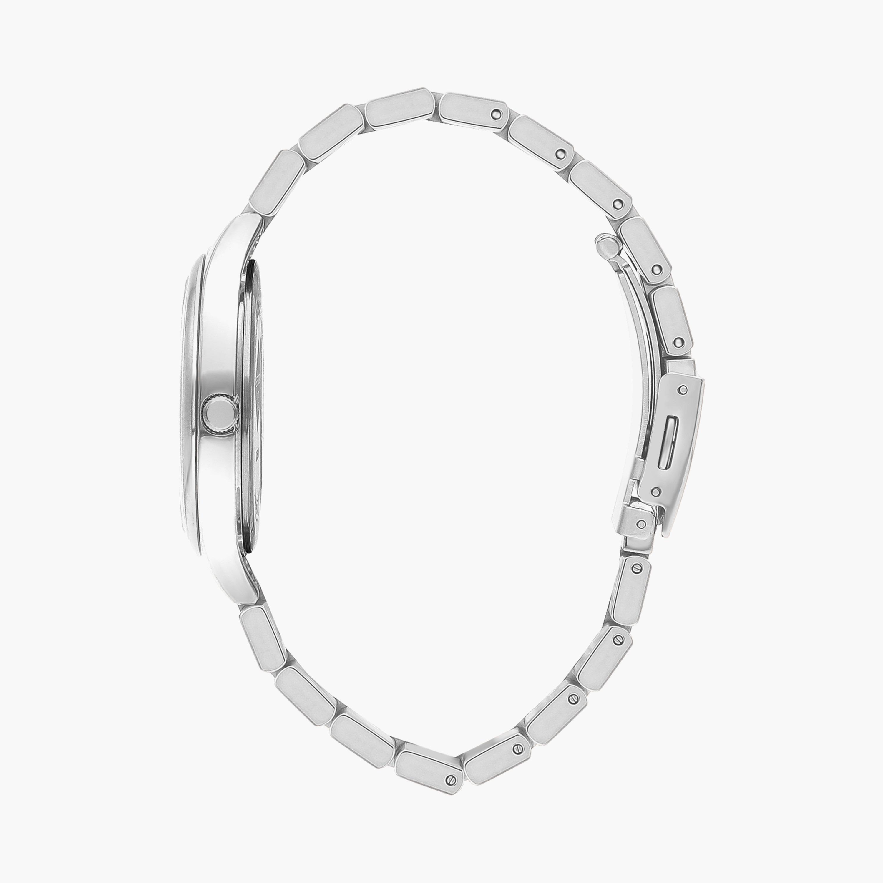 ساعة انالوج بسوار ستانلس ستيل بلون فضي للنساء من لي كوبر | LC07568.330-women-watchesandjewellery-watches-image-2