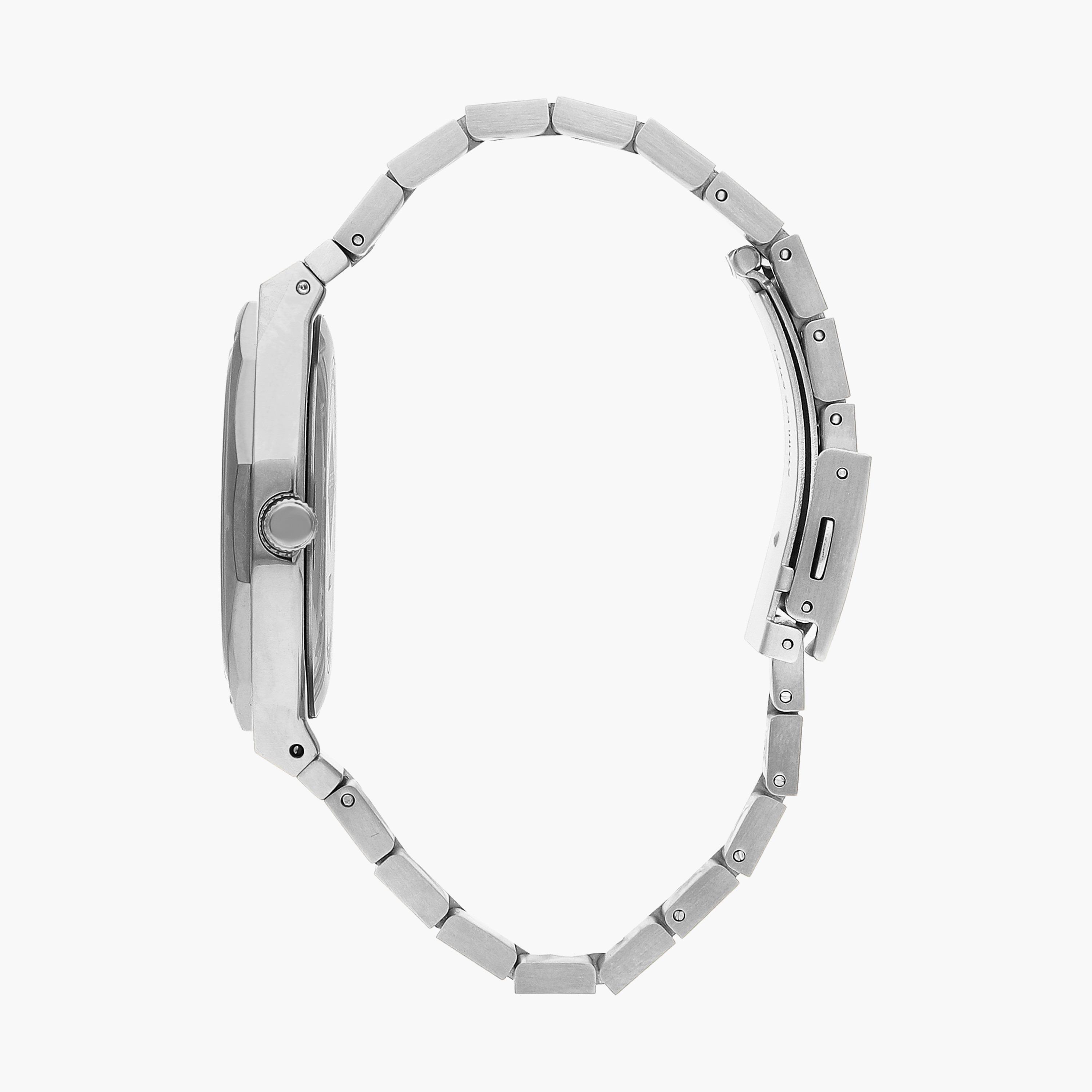 ساعة انالوج بسوار ستانلس ستيل بلون فضي للرجال من لي كوبر | LC07577.360-men-watchesandjewellery-watches-image-2