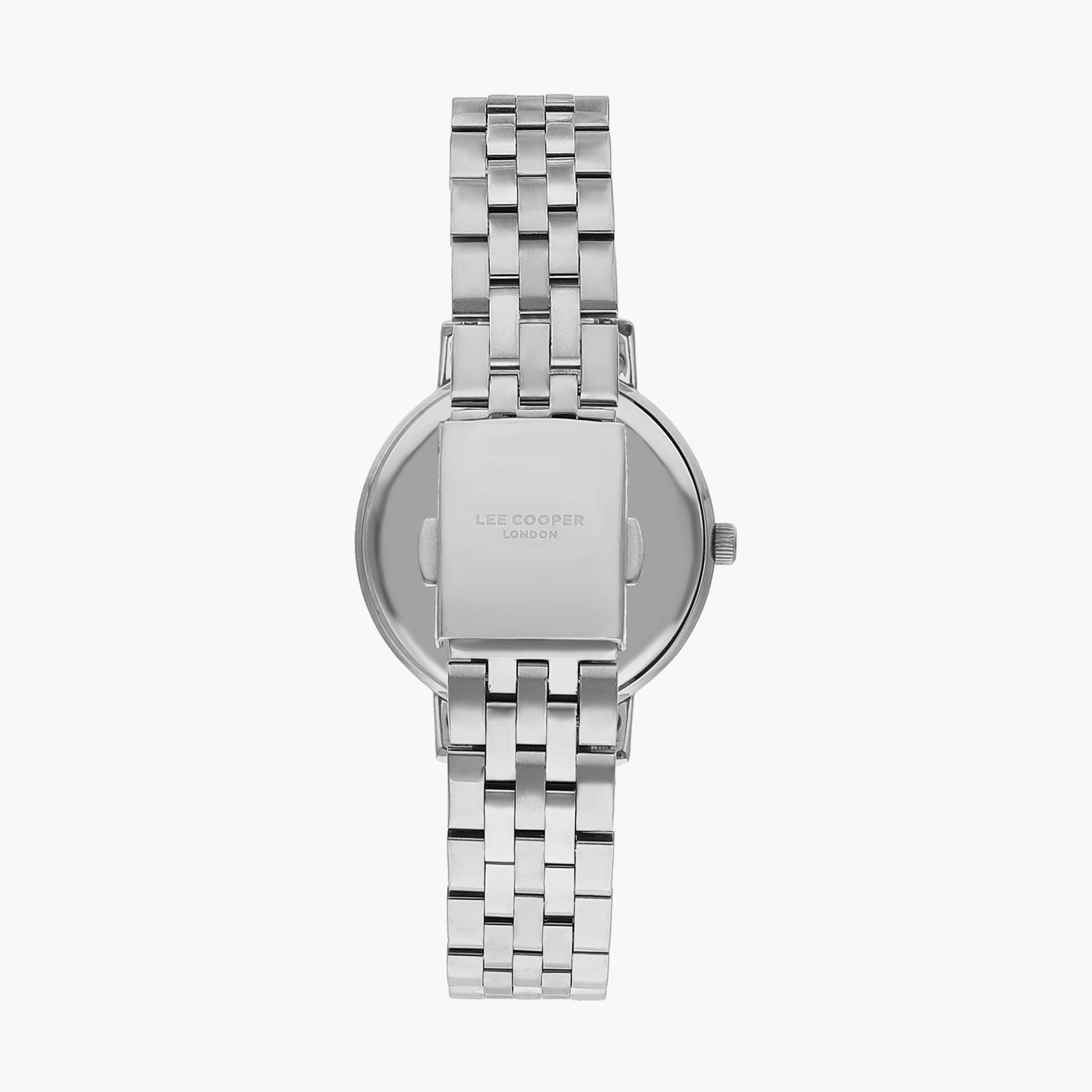 ساعة انالوج بسوار ستانلس ستيل بلون فضي للنساء من لي كوبر | LC07590.390-women-watchesandjewellery-watches-image-3