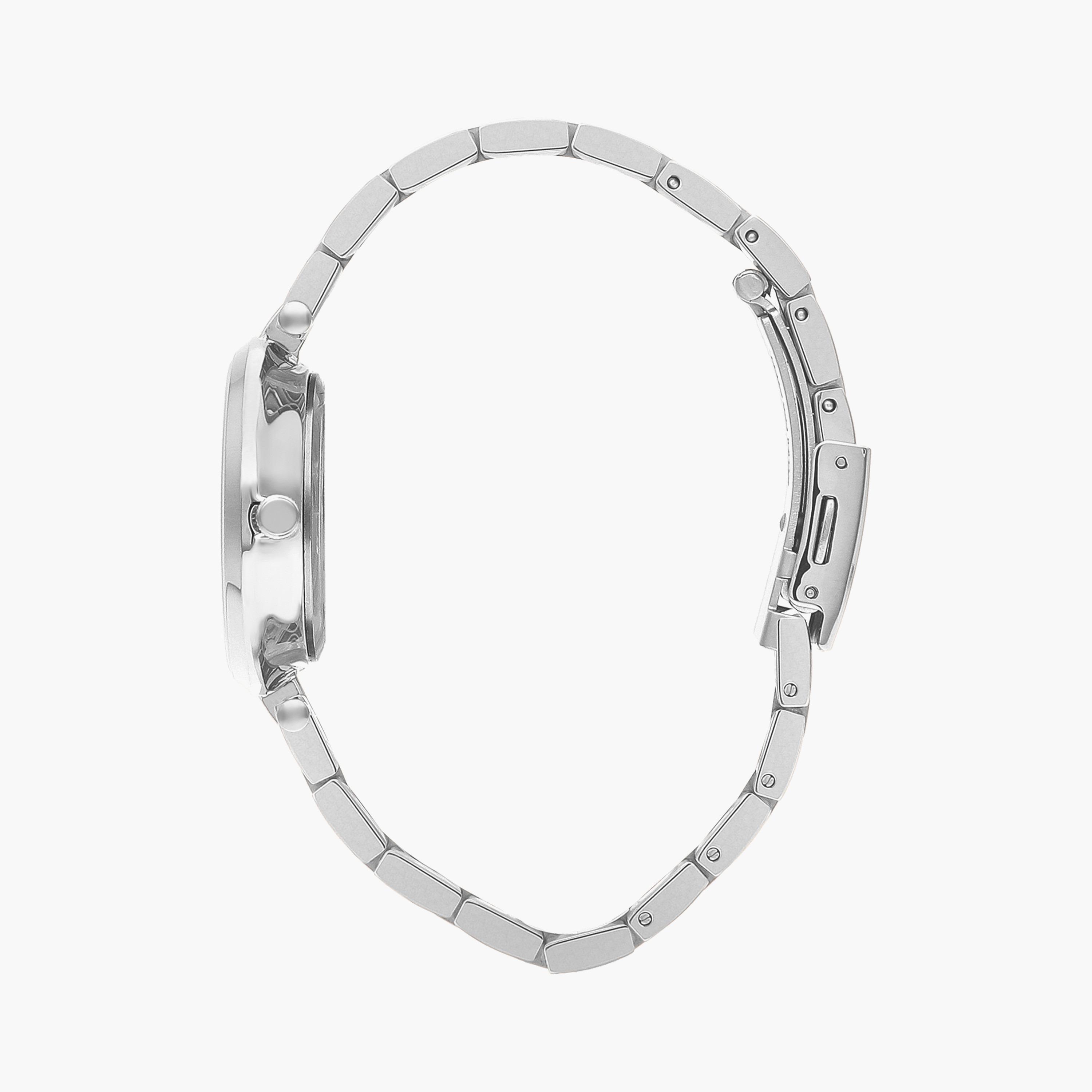 ساعة انالوج بسوار ستانلس ستيل بلون فضي من لي كوبر | LC07591.390-women-watchesandjewellery-watches-image-2