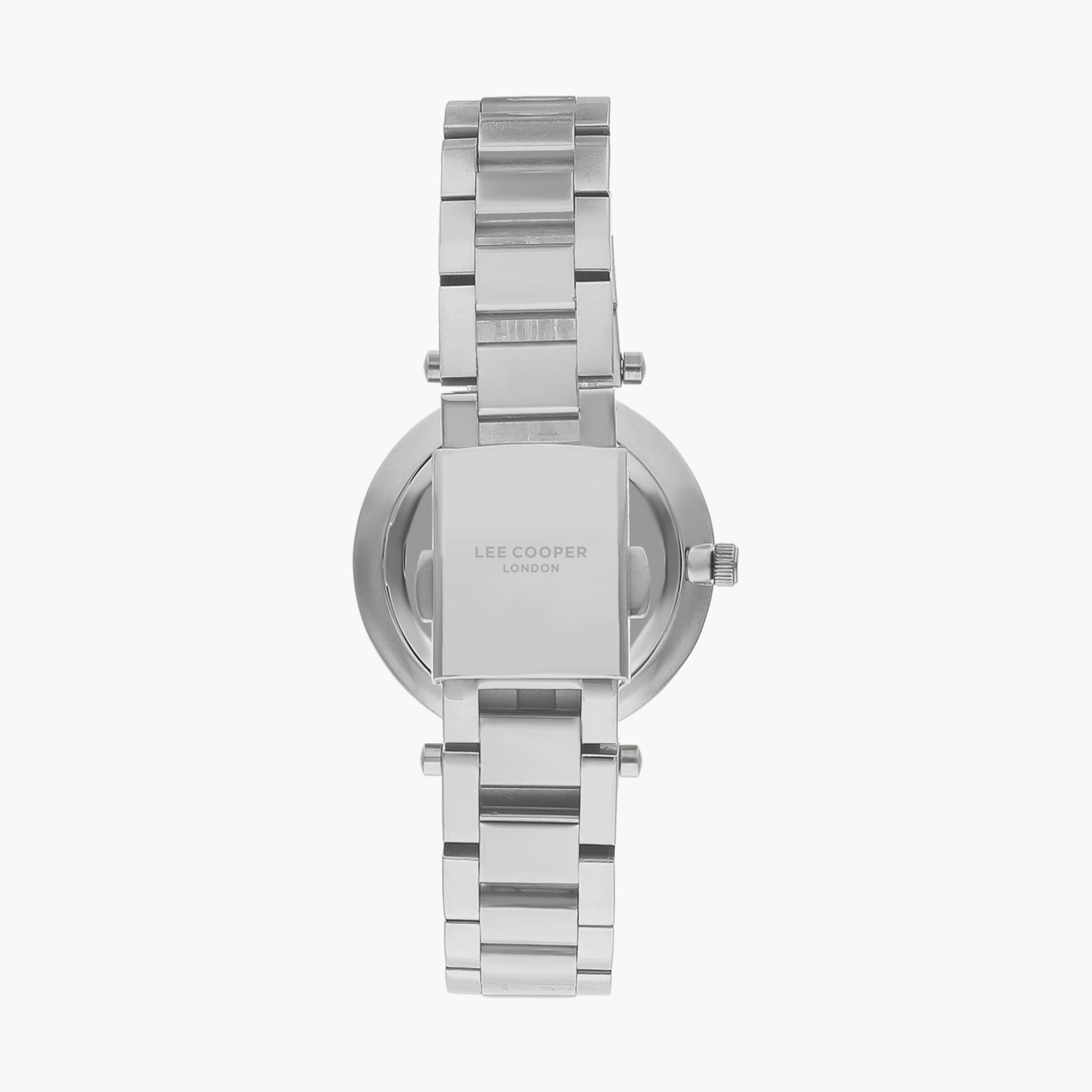 ساعة انالوج بسوار ستانلس ستيل بلون فضي من لي كوبر | LC07591.390-women-watchesandjewellery-watches-image-3