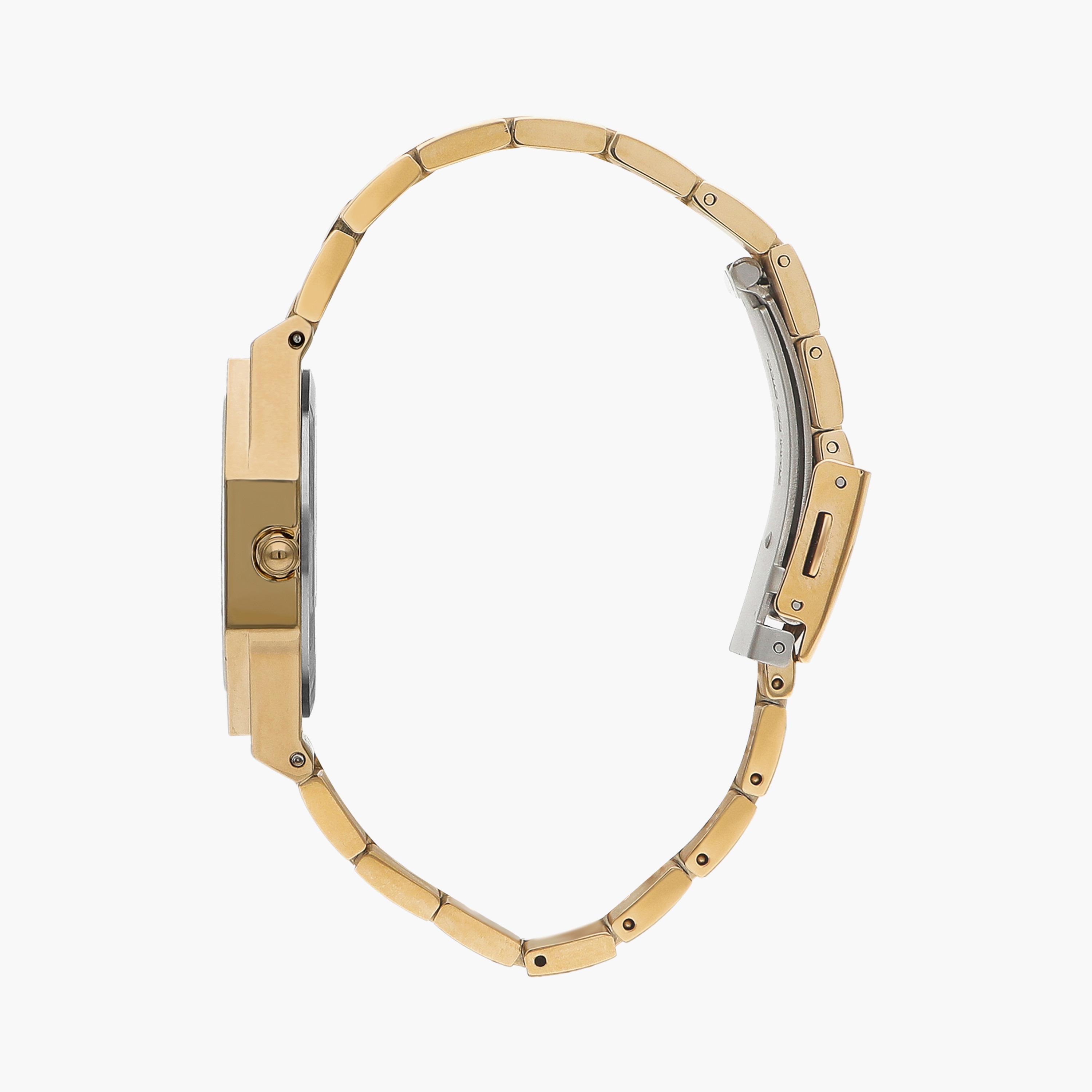 ساعة انالوج بسوار ستانلس ستيل بلون ذهبي للنساء من لي كوبر | LC07599.110-women-watchesandjewellery-watches-image-2