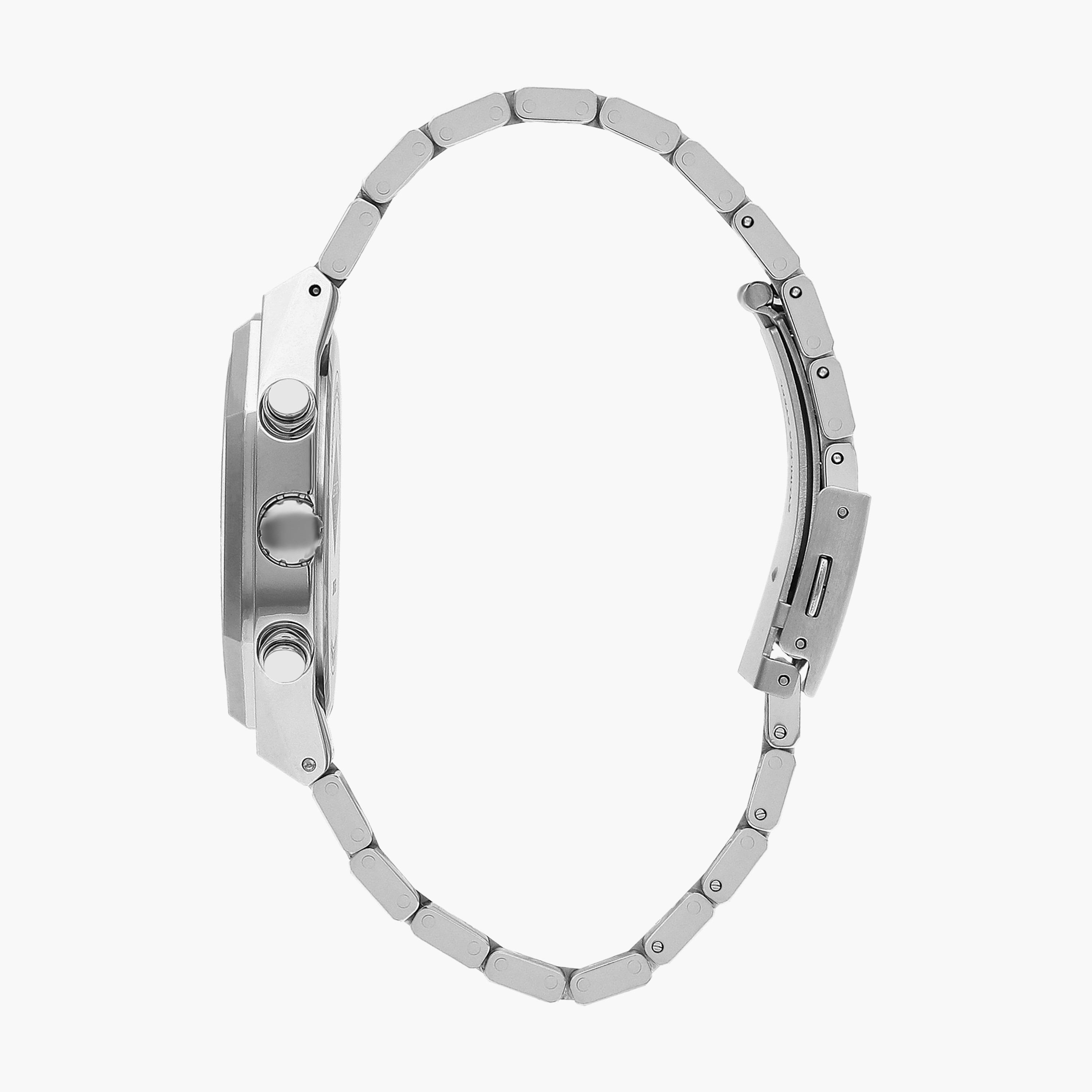 ساعة كرونوغراف بسوار ستانلس ستيل بلون فضي للرجال من لي كوبر | LC07617.350-men-watchesandjewellery-watches-image-2