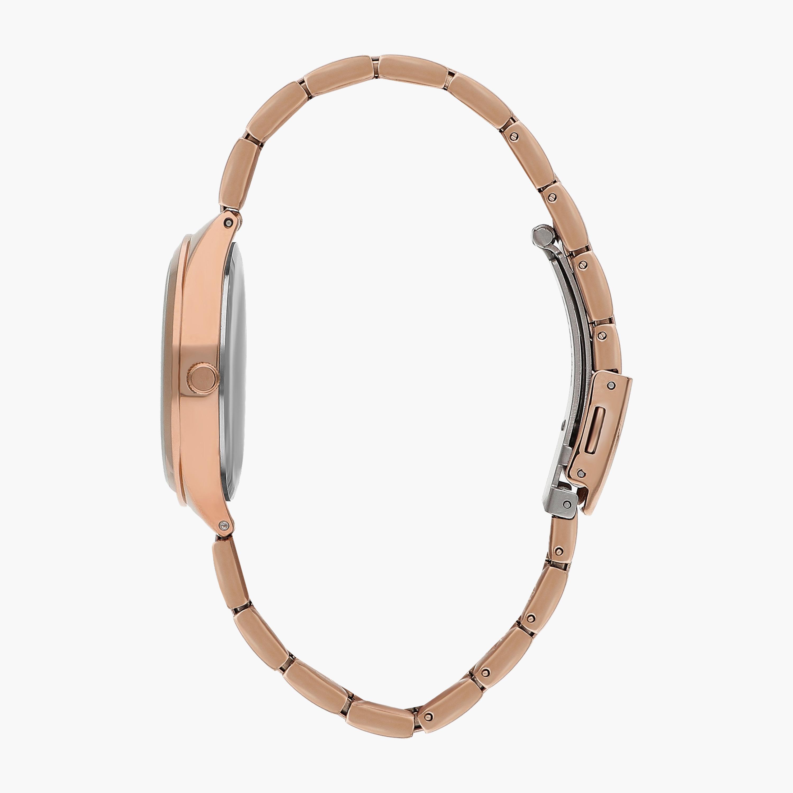 Lee Cooper Women's Rose Gold Analog Stainless steel Strap Watch | LC07643.430 | 36 MM-women-watchesandjewellery-watches-image-2