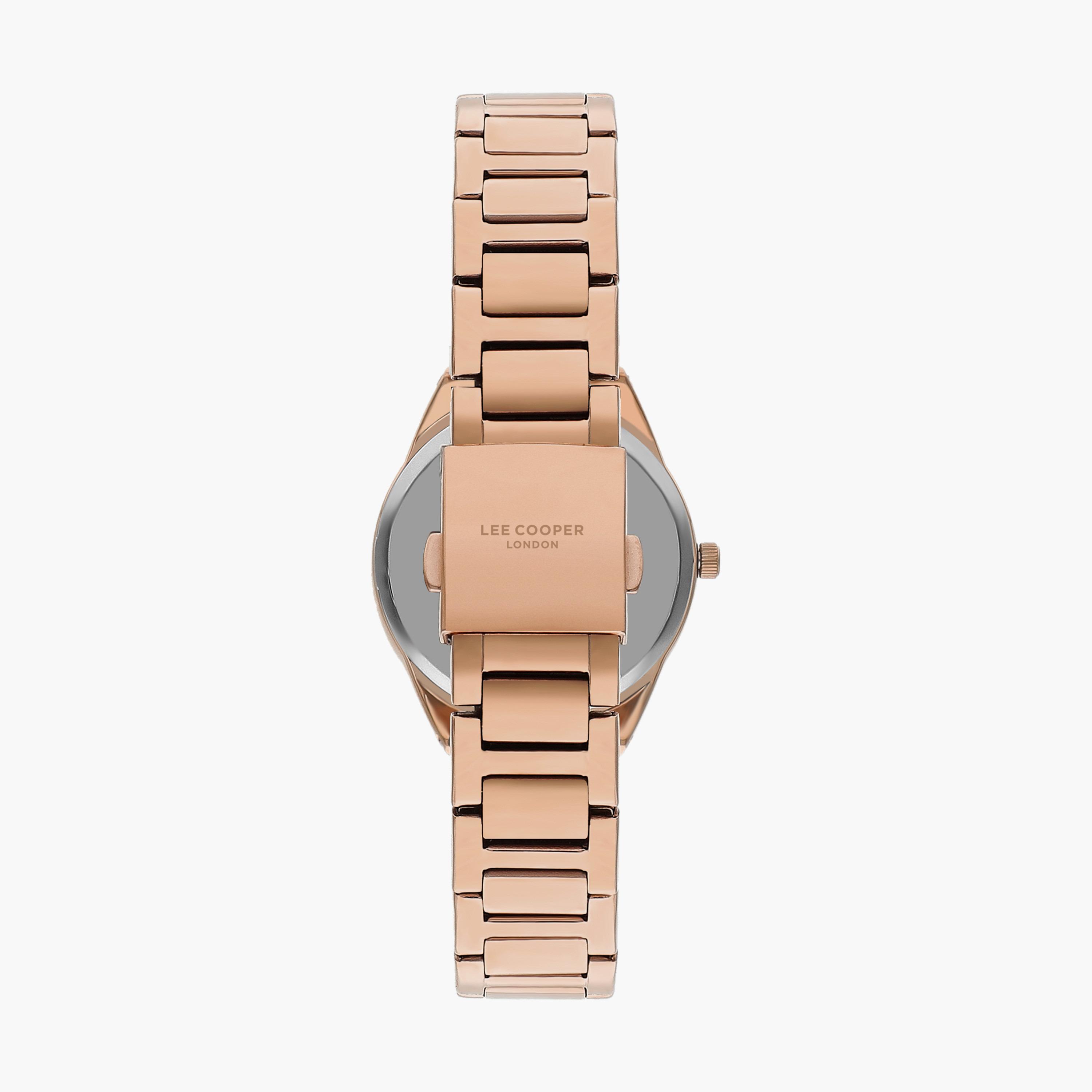 Lee Cooper Women's Rose Gold Analog Stainless steel Strap Watch | LC07643.430 | 36 MM-women-watchesandjewellery-watches-image-3