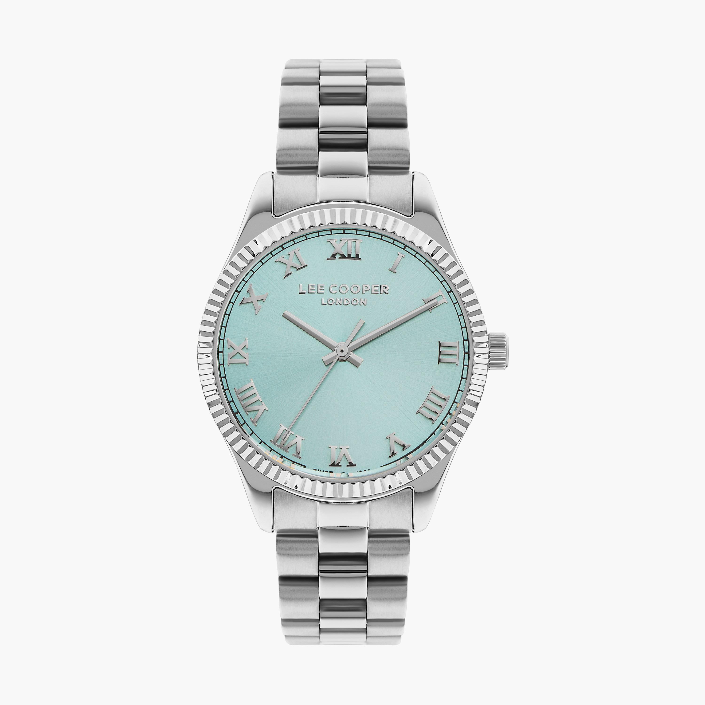 ساعة انالوج بسوار ستانلس ستيل بلون فضي للنساء من لي كوبر | LC07680.390-women-watchesandjewellery-watches-image-1