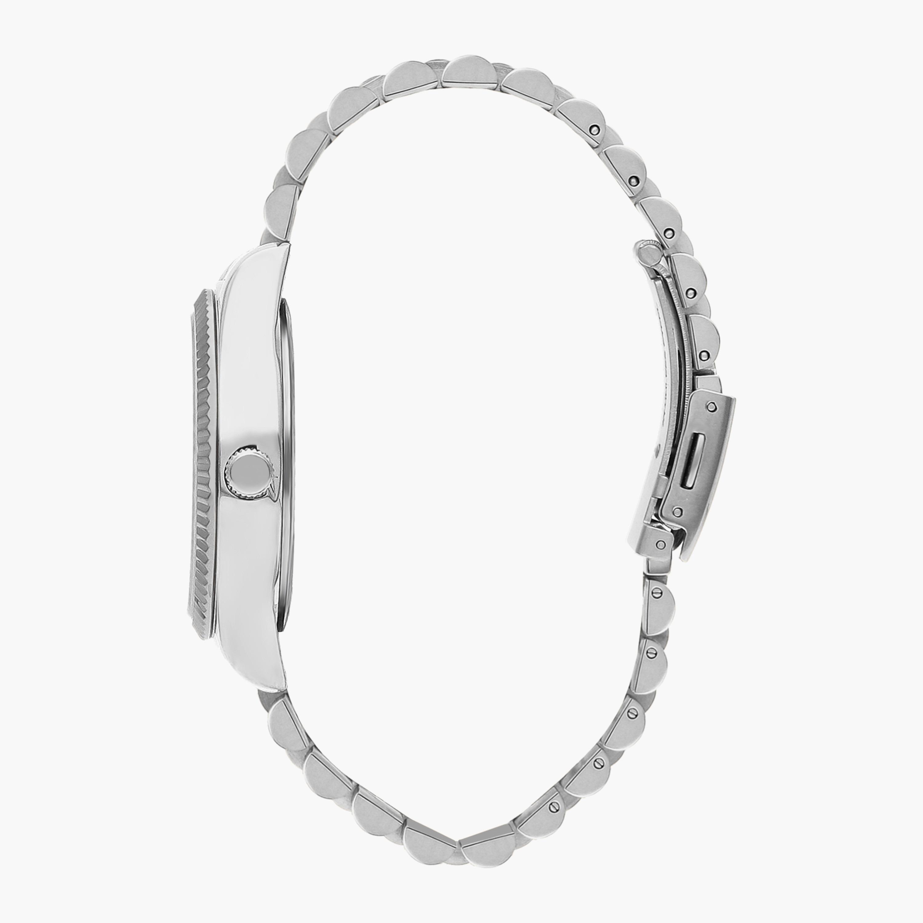 ساعة انالوج بسوار ستانلس ستيل بلون فضي للنساء من لي كوبر | LC07680.390-women-watchesandjewellery-watches-image-2