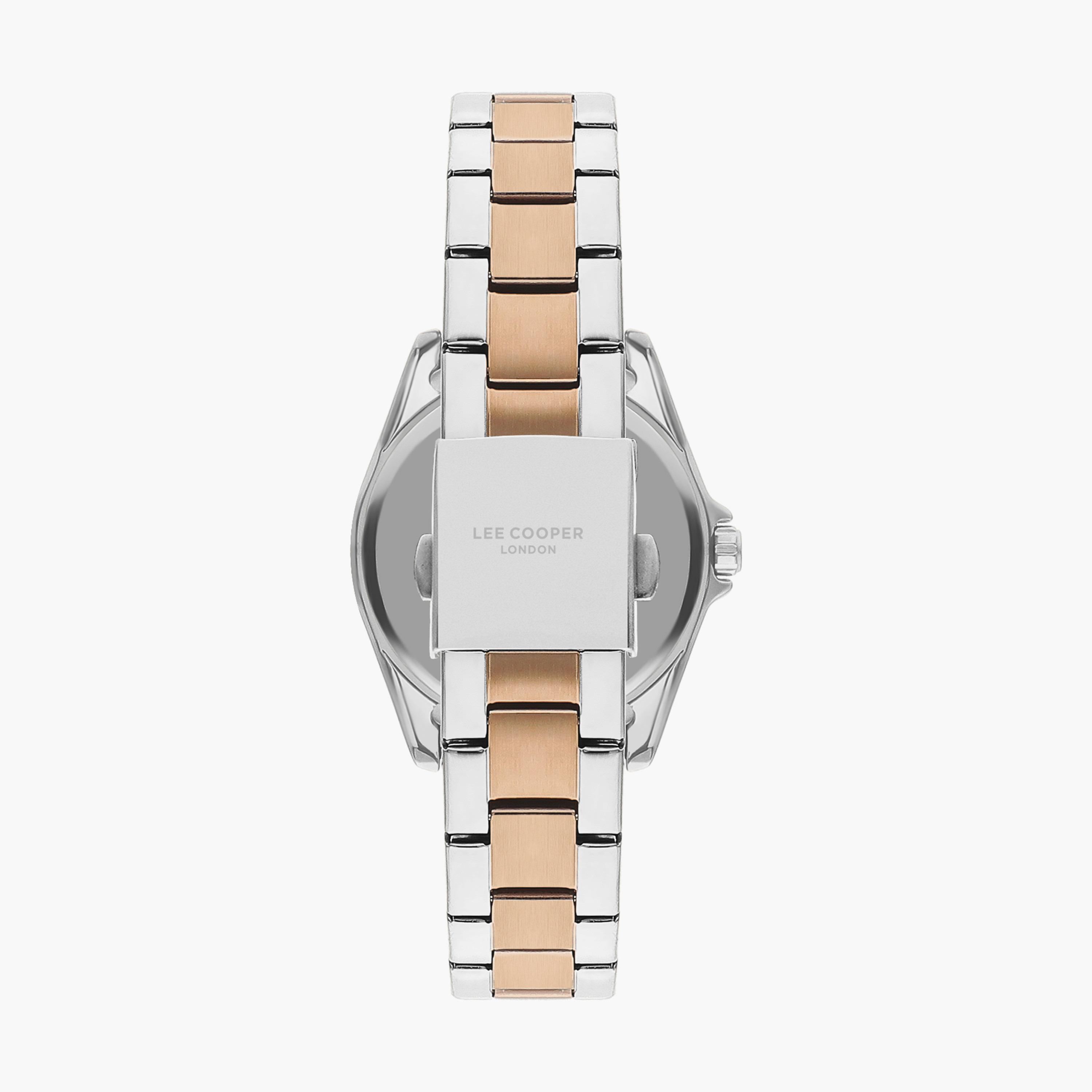 ساعة انالوج بسوار ستانلس ستيل بلون فضي و وردي للنساء من لي كوبر | LC07685.530-women-watchesandjewellery-watches-image-3