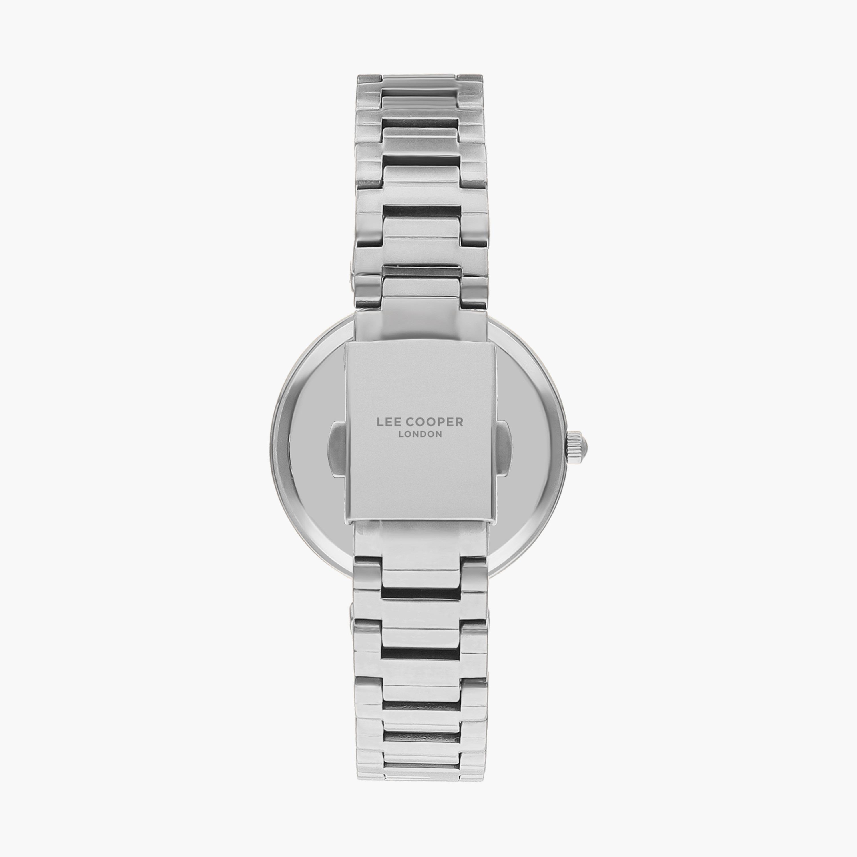 ساعة انالوج بسوار ستانلس ستيل بلون فضي للنساء من لي كوبر | LC07711.390-women-watchesandjewellery-watches-image-3