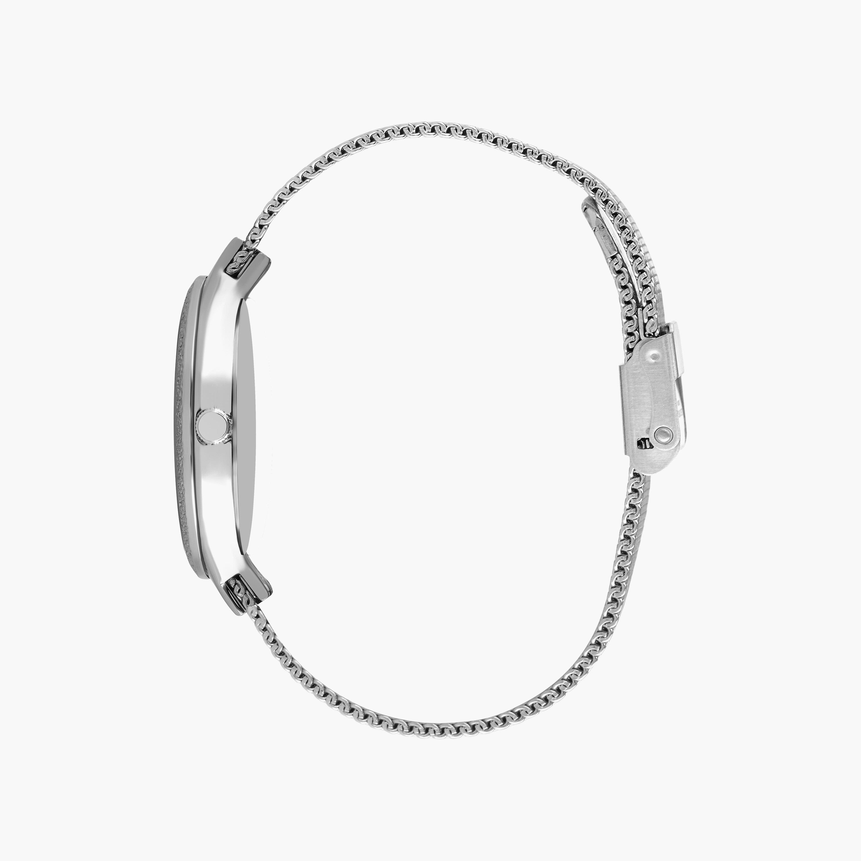 ساعة أنالوج بسوار شبكي بلون فضي للنساء من سلازينجر | SL.9.2015.3.04-women-watchesandjewellery-watches-image-2