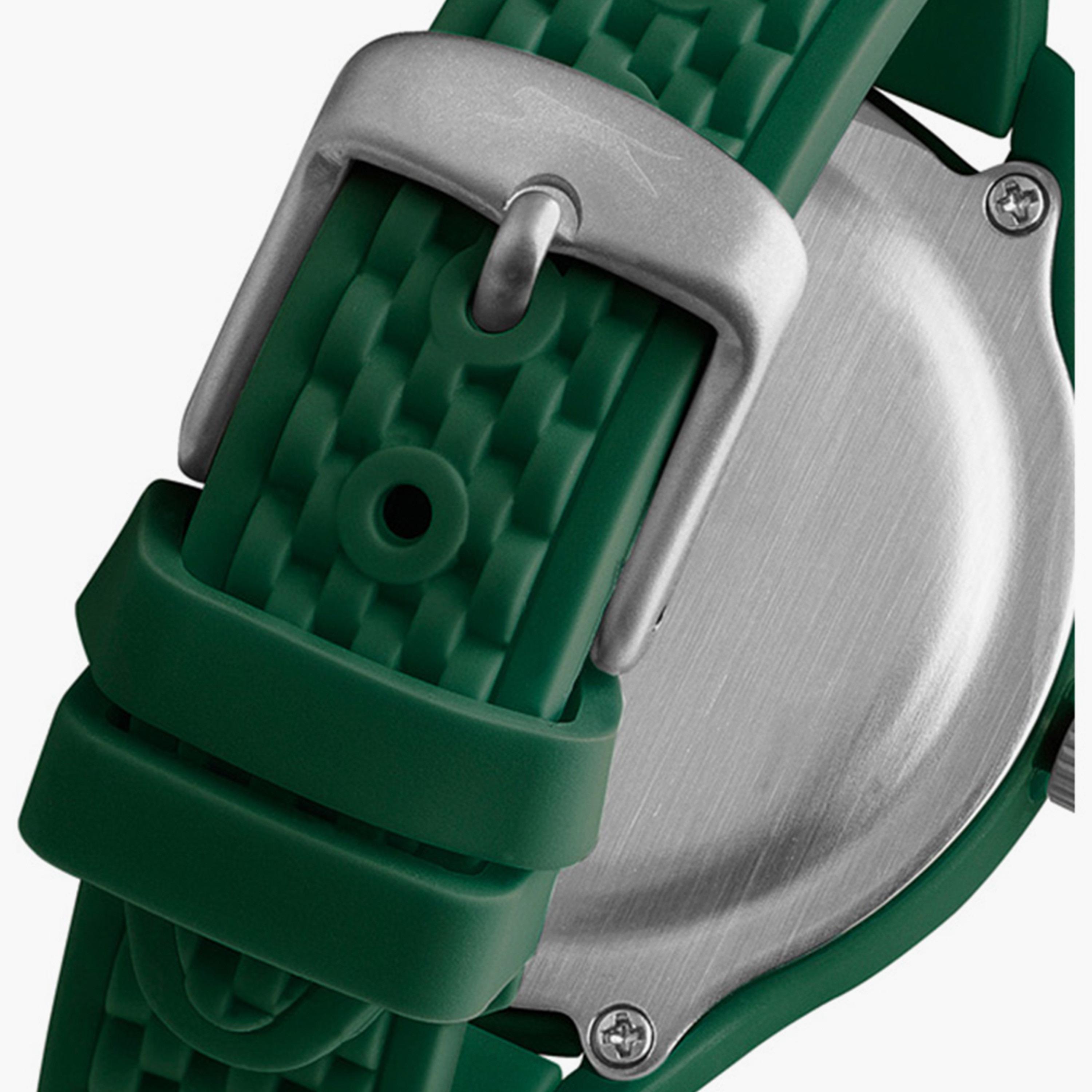 ساعة انالوج للرجال بسوار سليكون بلون أخضر من سلازينجر | SL.9.6370.3.07-men-watchesandjewellery-watches-image-3