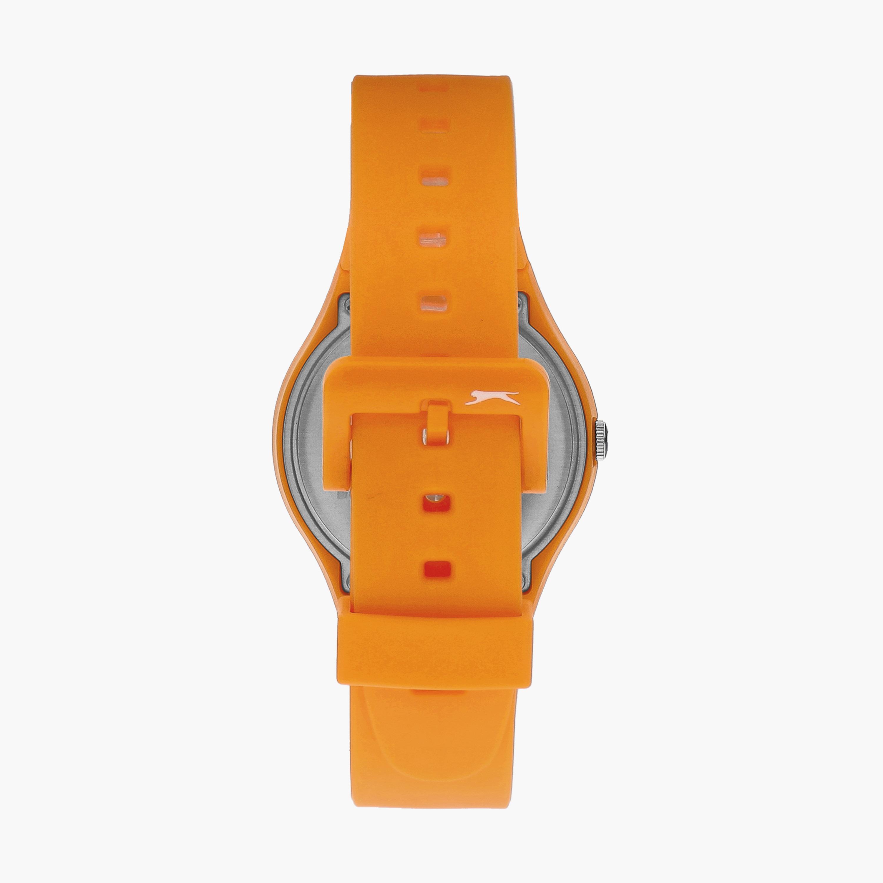 ساعة انالوج لكلا الجنسين بسوار سليكون بلون برتقالي من سلازينجر | SL.9.6570.3.02-men-watchesandjewellery-watches-image-3