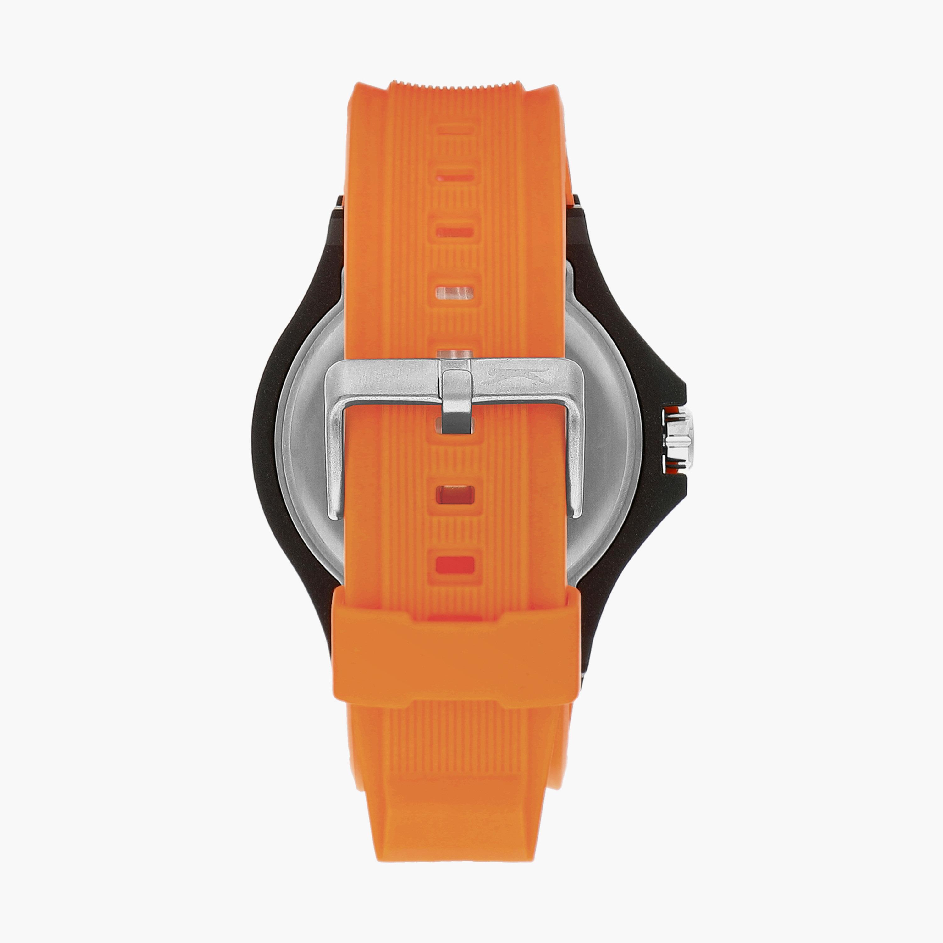 ساعة انالوج لكلا الجنسين بسوار سليكون بلون برتقالي من سلازينجر | SL.9.6572.1.01-men-watchesandjewellery-watches-image-3