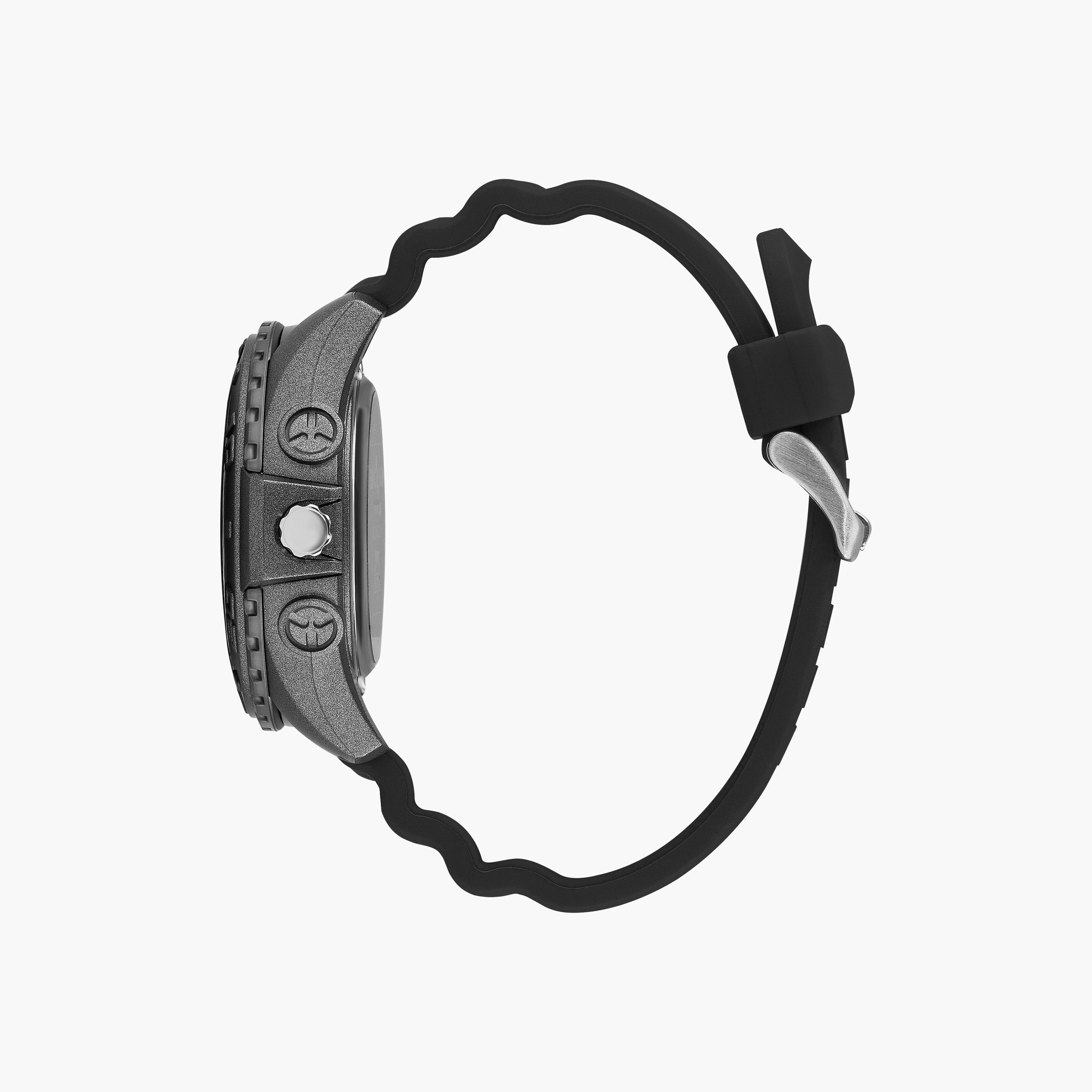 ساعة انالوج لكلا الجنسين بسوار سليكون بلون أسود من سلازينجر | SL.9.6573.2.04-men-watchesandjewellery-watches-image-2