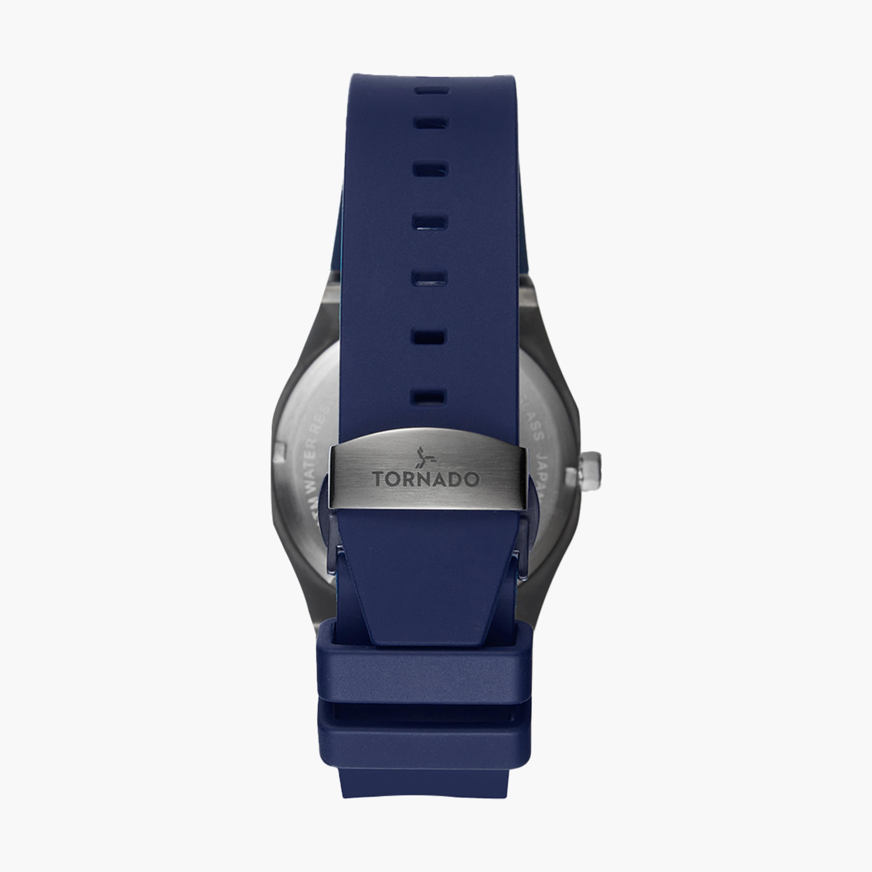Tornado Men's Navy Analog Silicone Strap Watch | T22002-XSNN-men-watchesandjewellery-watches-image-3