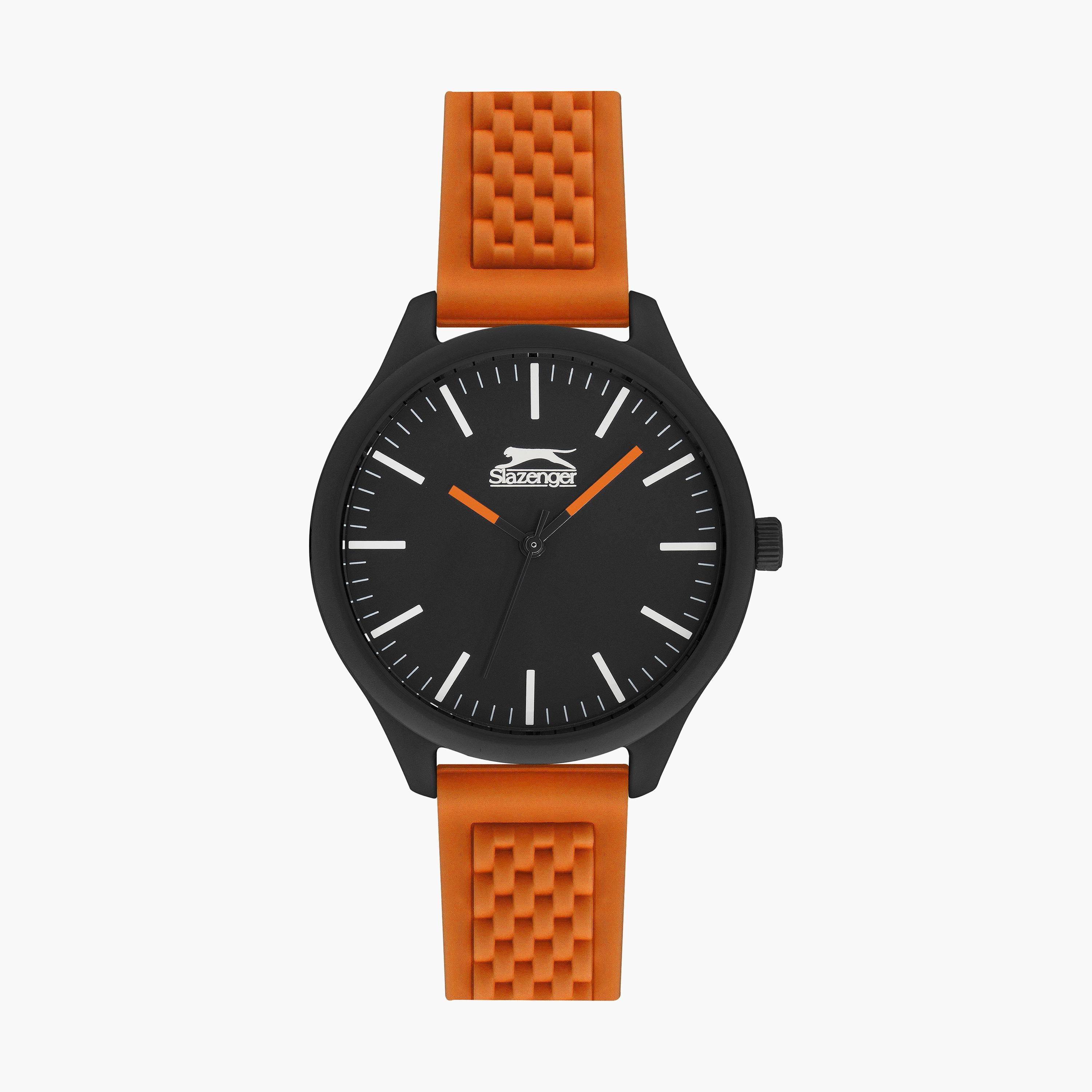 Slazenger Orange Analog Silicone Strap Watch | SL.9.6370.3.06-men-watchesandjewellery-watches-image-1