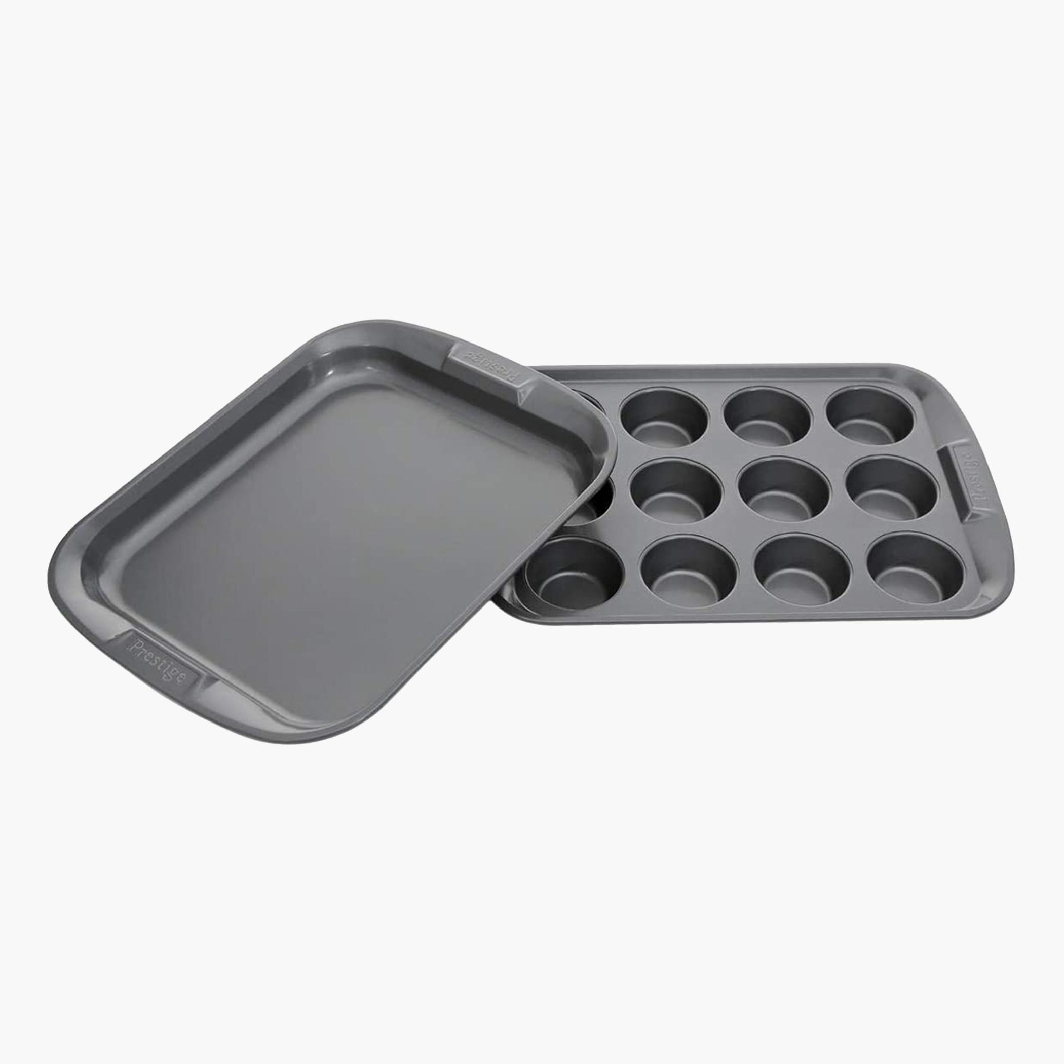 Prestige 12-Cup Muffin and Oven Tray Set