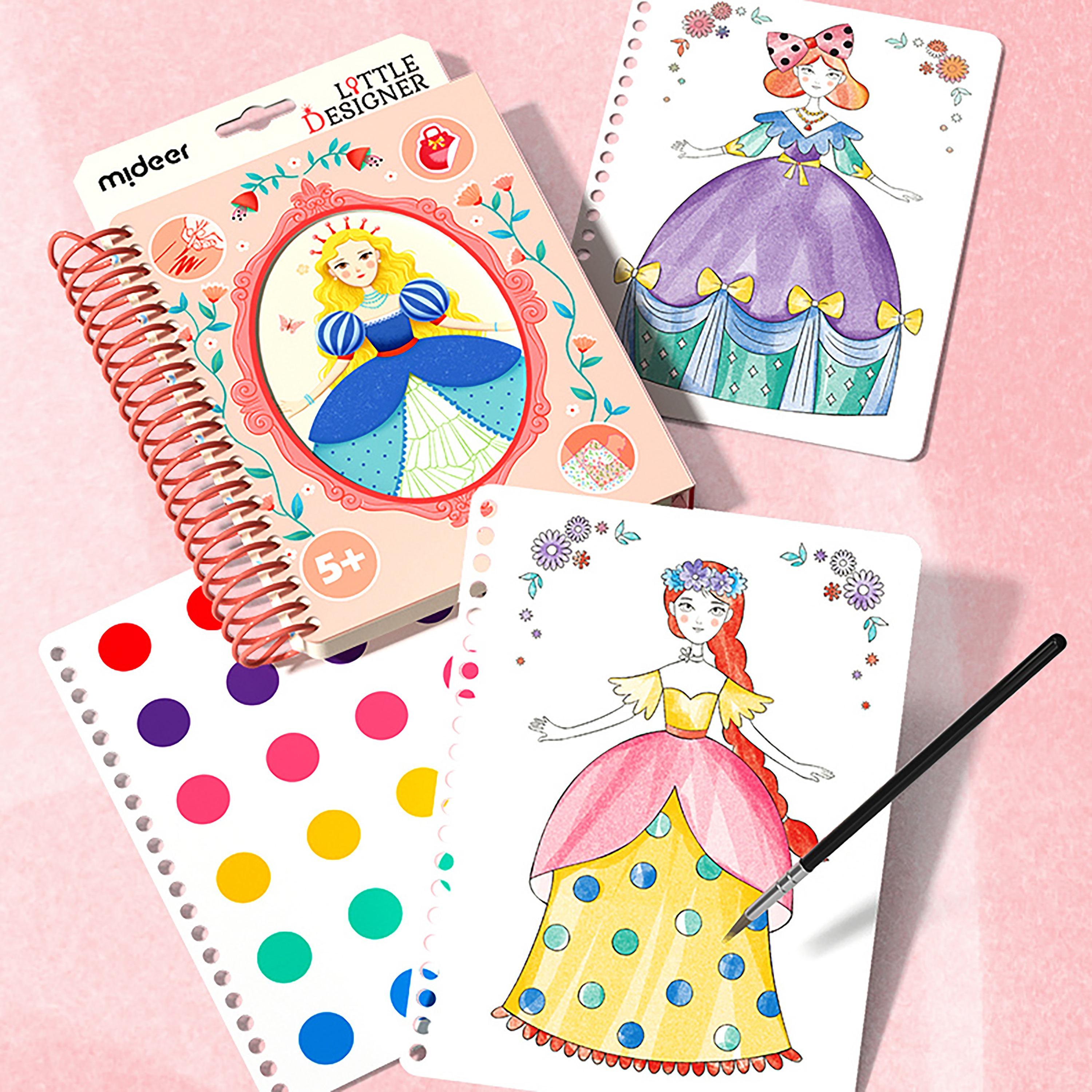 Mideer Little Designer Make-Your-Own-Dress, Princess Ball-school-artsandcrafts-image-5
