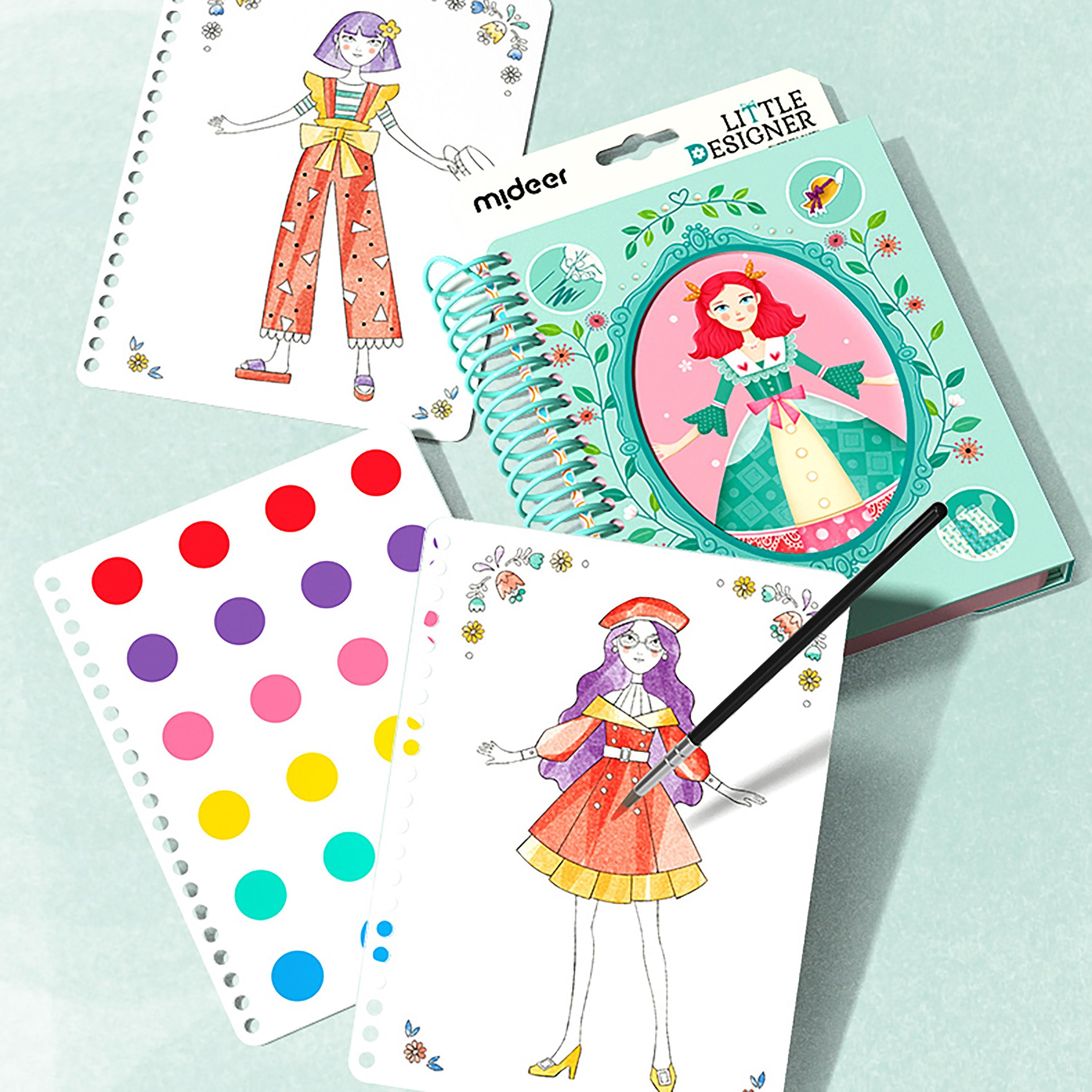 Mideer Little Designer Make-Your-Own-Dress, Tea Party-school-artsandcrafts-image-3