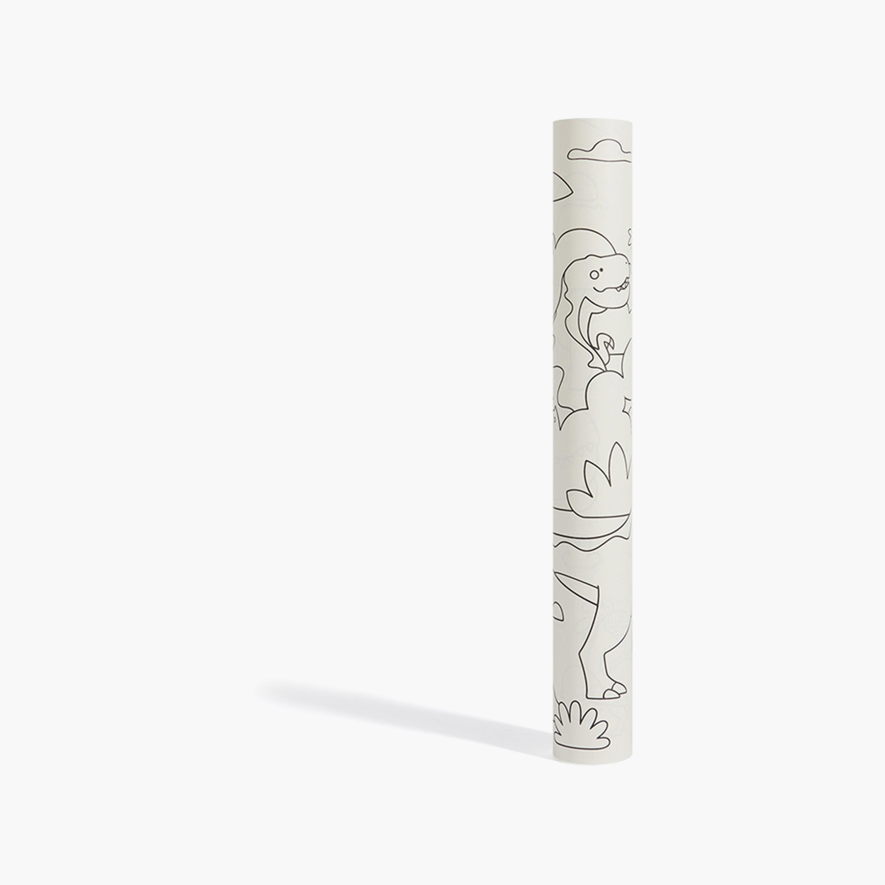 Mideer Self Adhesive Coloring Roll - Dinosaurs, 4 Meter-school-artsandcrafts-image-1