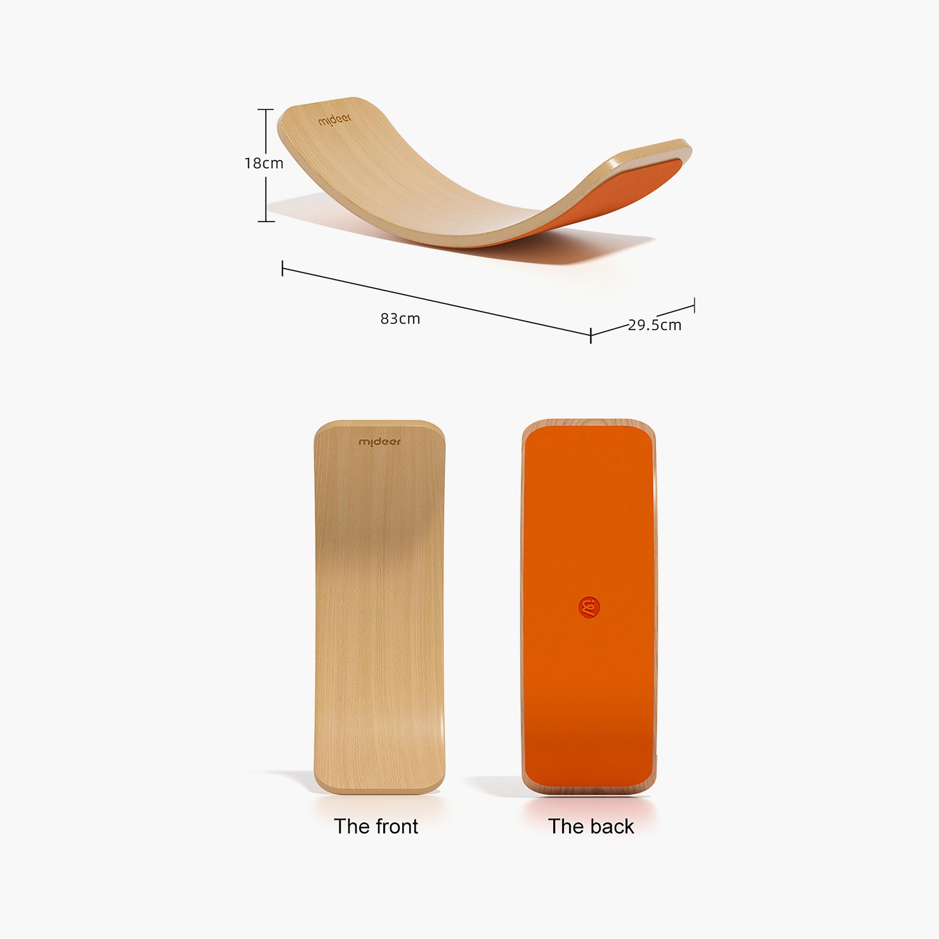 Mideer Wooden Balance Board, Orange-toys-outdoor-sports-image-5