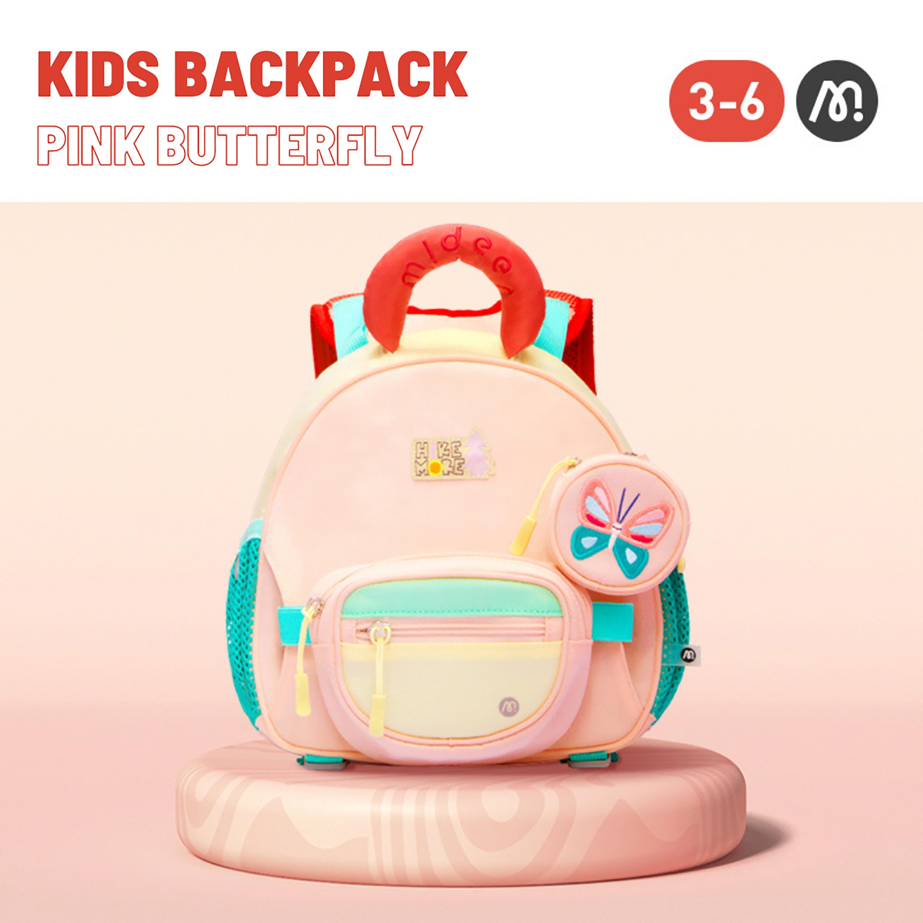 Mideer Butterfly Kids Backpack, Pink-school-bagsandbackpacks-backpacks-image-2