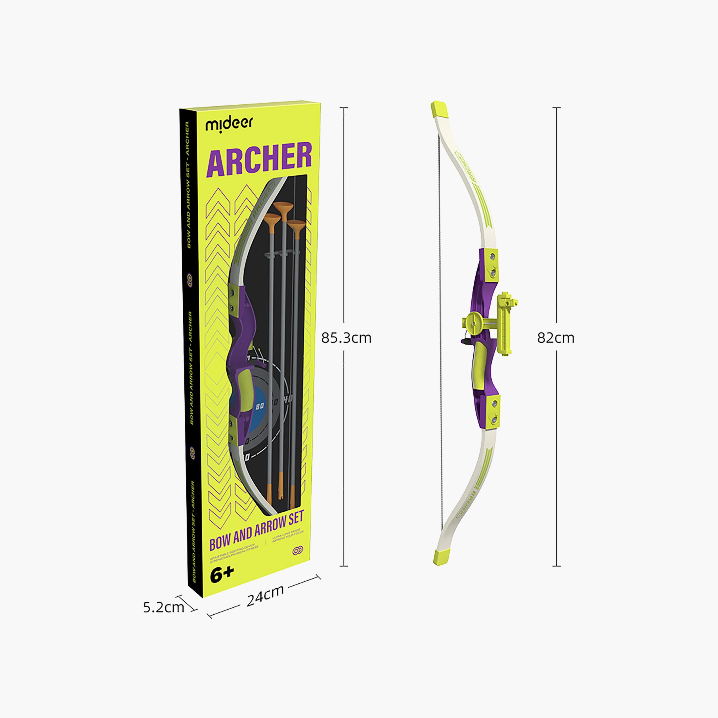 مجموعة الرماية للقوس والسهم مع الهدف من ميدير-toys-outdoor-sports-image-5