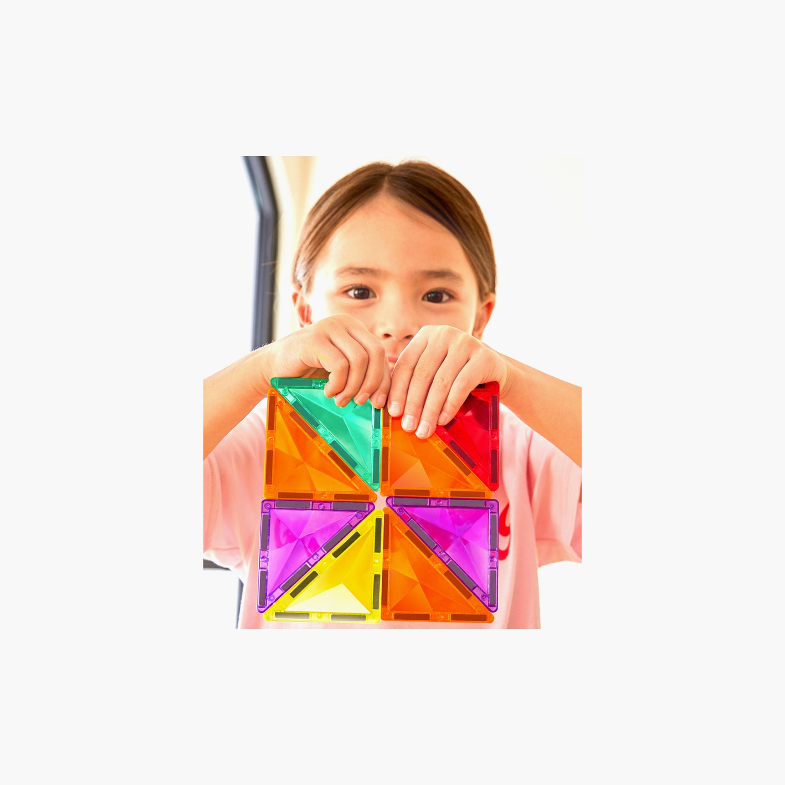 Mideer 60-Piece Colorful Magnetic Tiles-toys-buildingblocks-magnetictoys-image-5