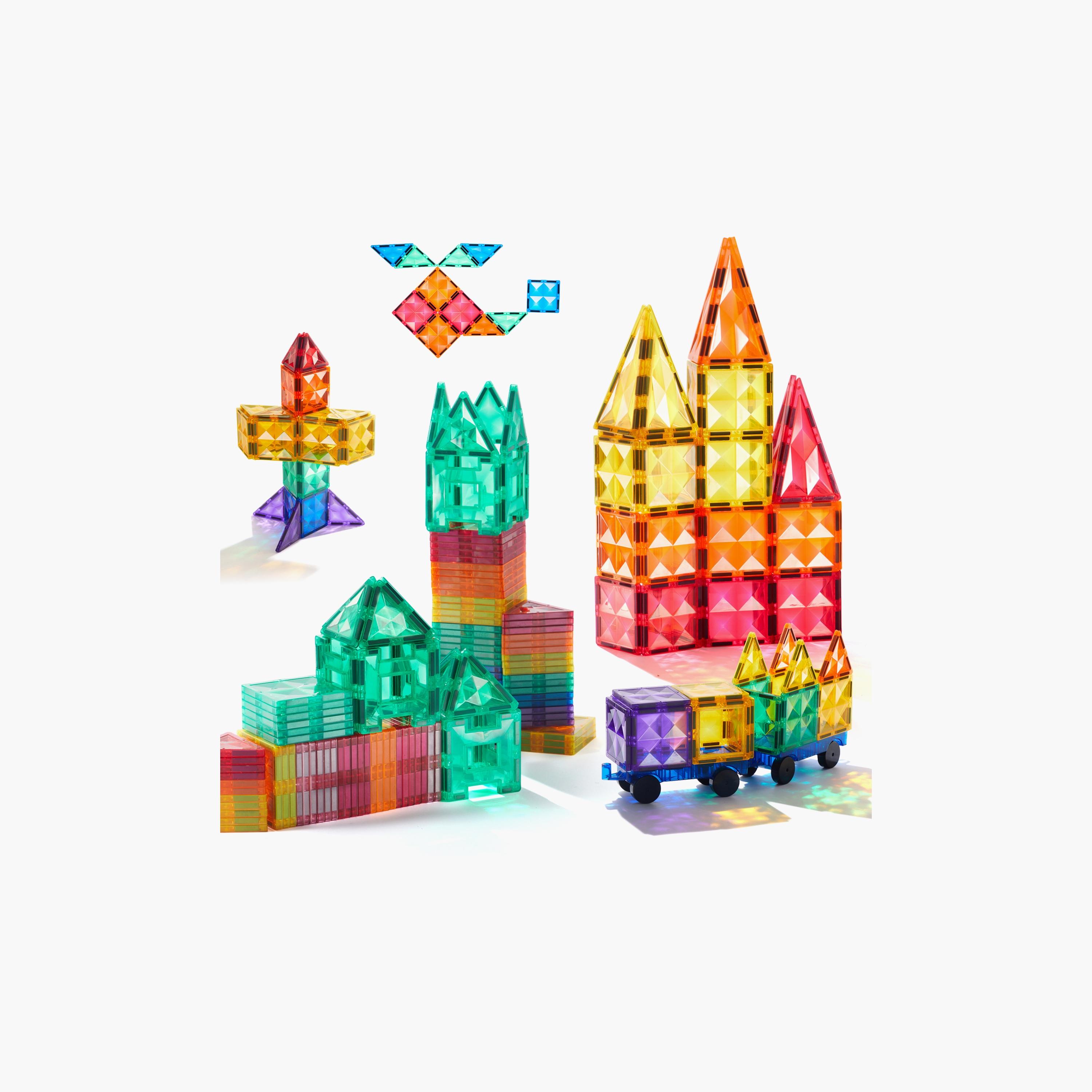 بلاطات مغناطيسية ملونة  100 قطعة من ميدير-toys-buildingblocks-magnetictoys-image-3