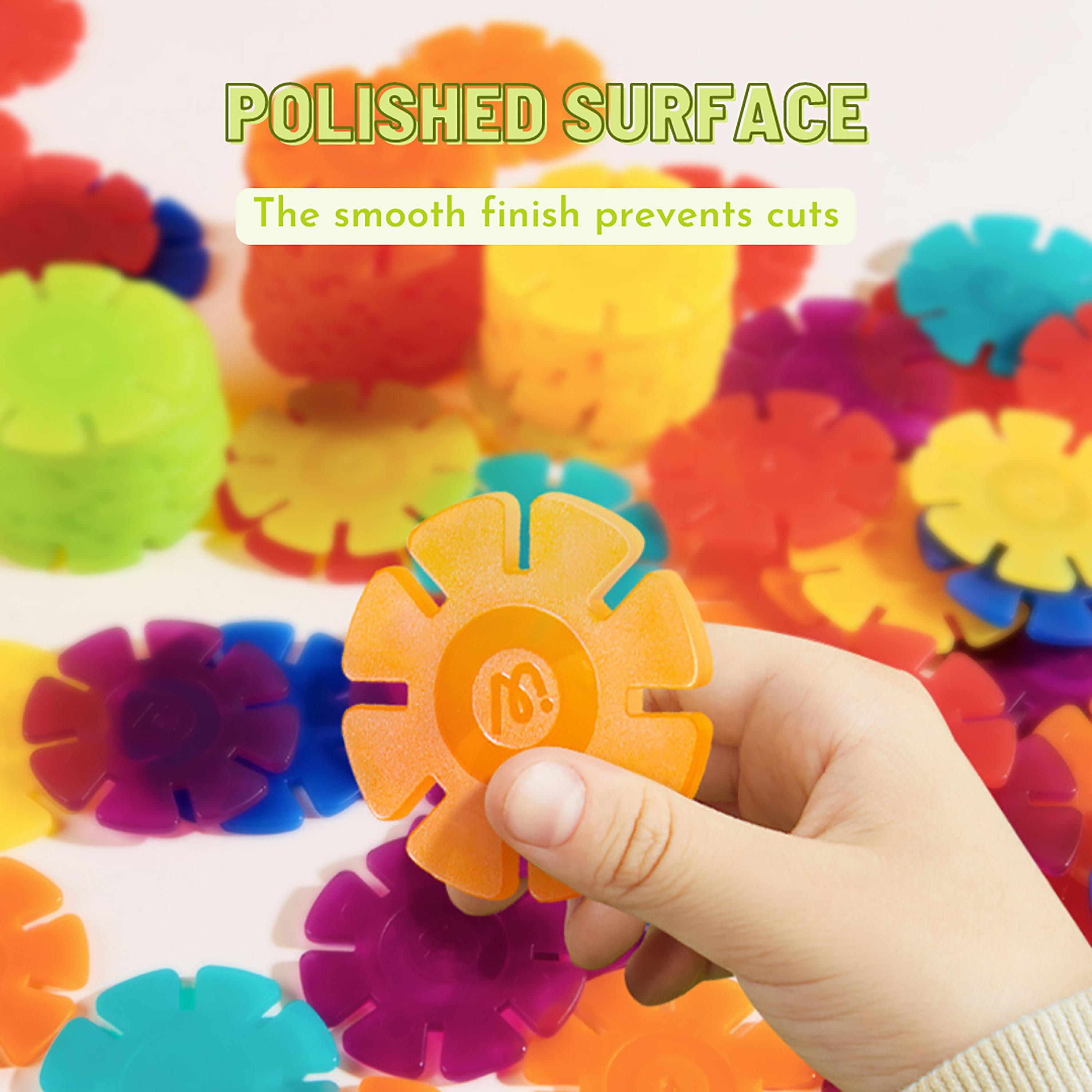 Mideer 250-Piece Colorful Snowflake Blocks-toys-buildingblocks-blocks-image-4